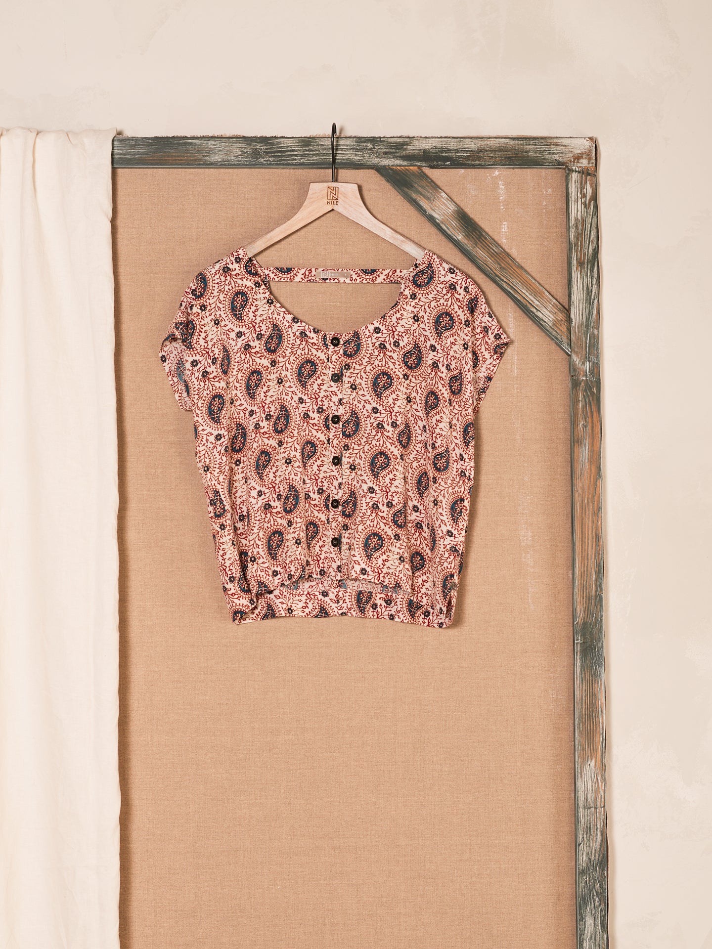 Blusa con stampa
