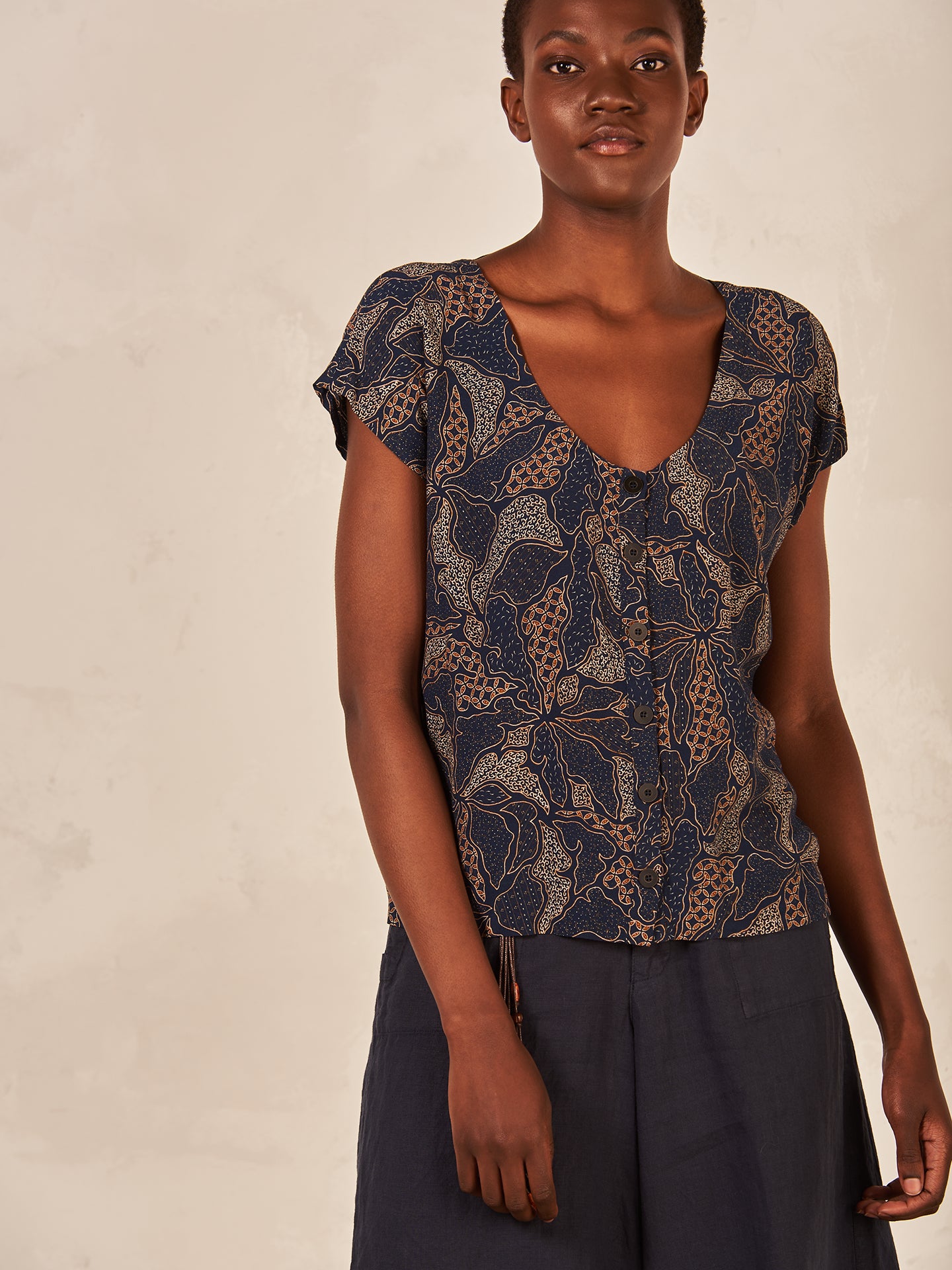 Blusa con stampa