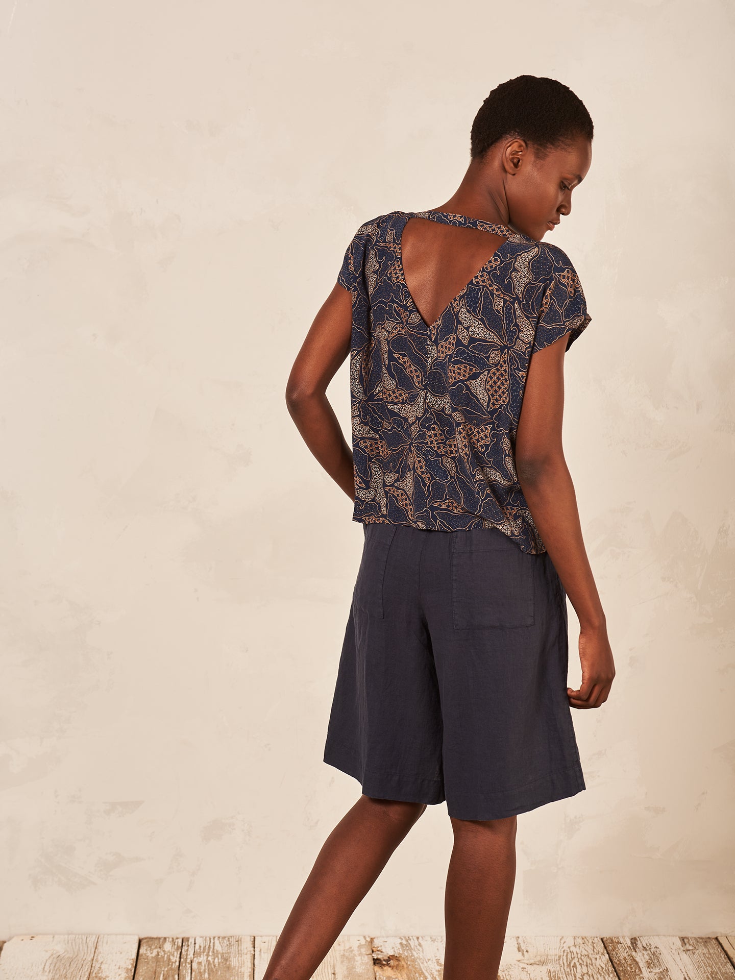 Blusa con stampa