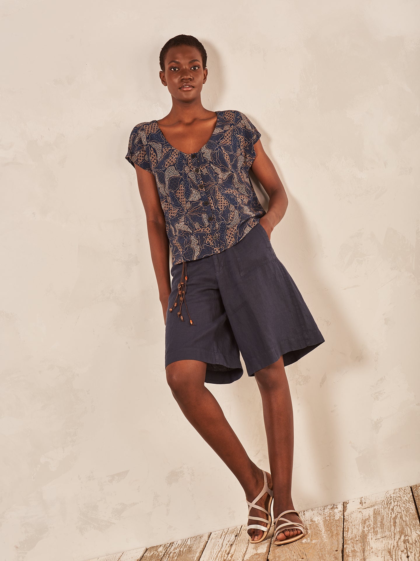 Blusa con stampa