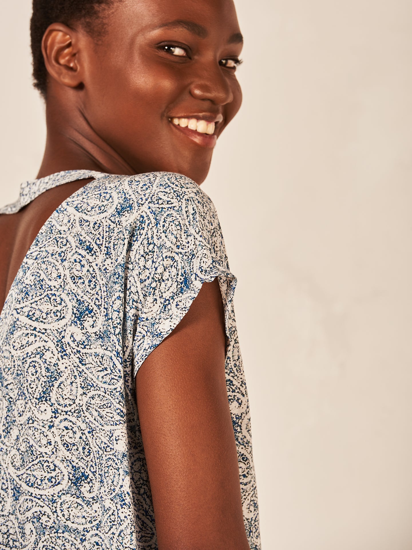 Blusa con stampa