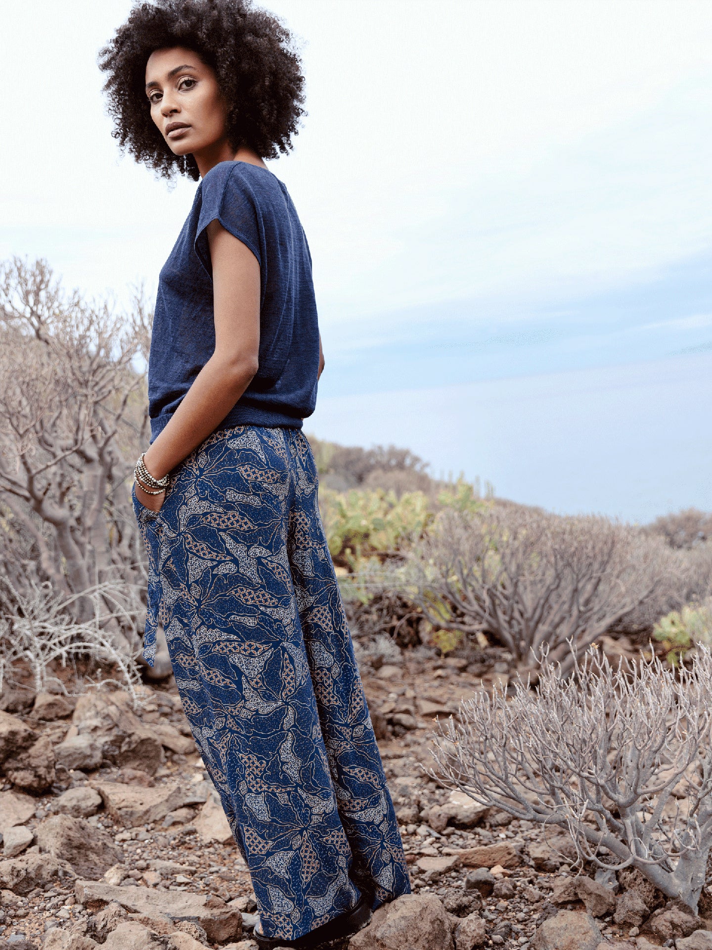 pantalon imprimé