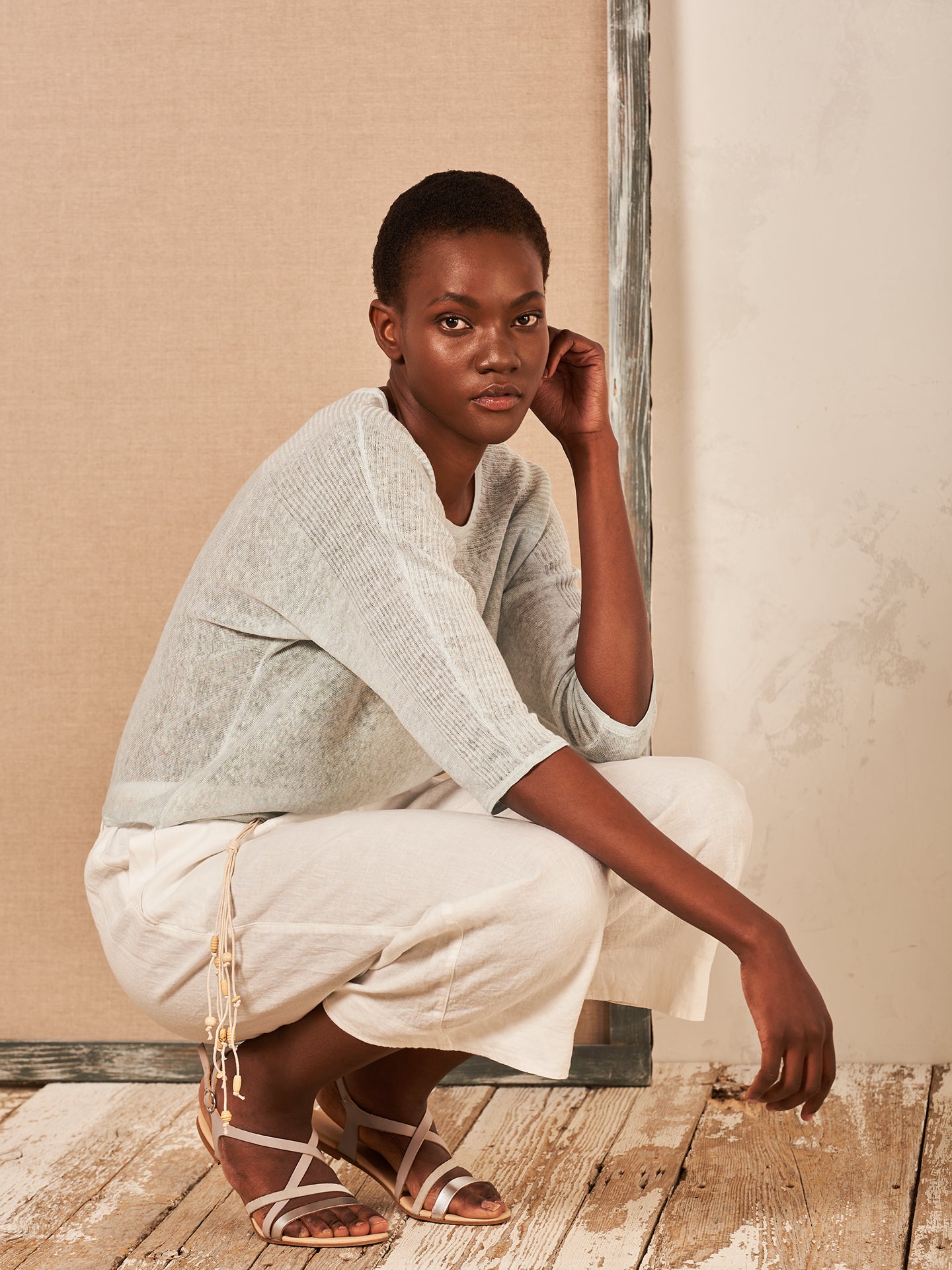 Linen sweater