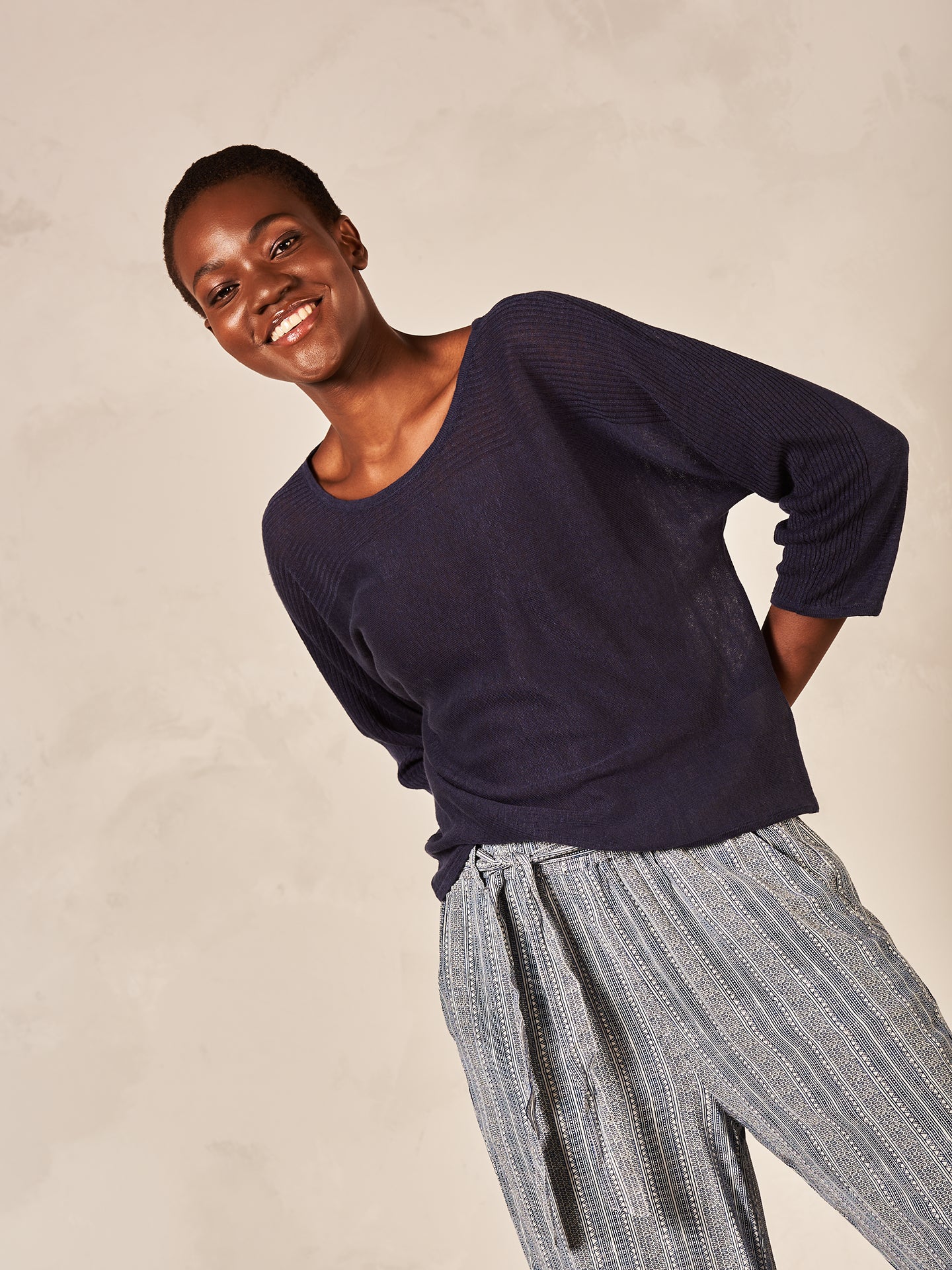 Linen sweater