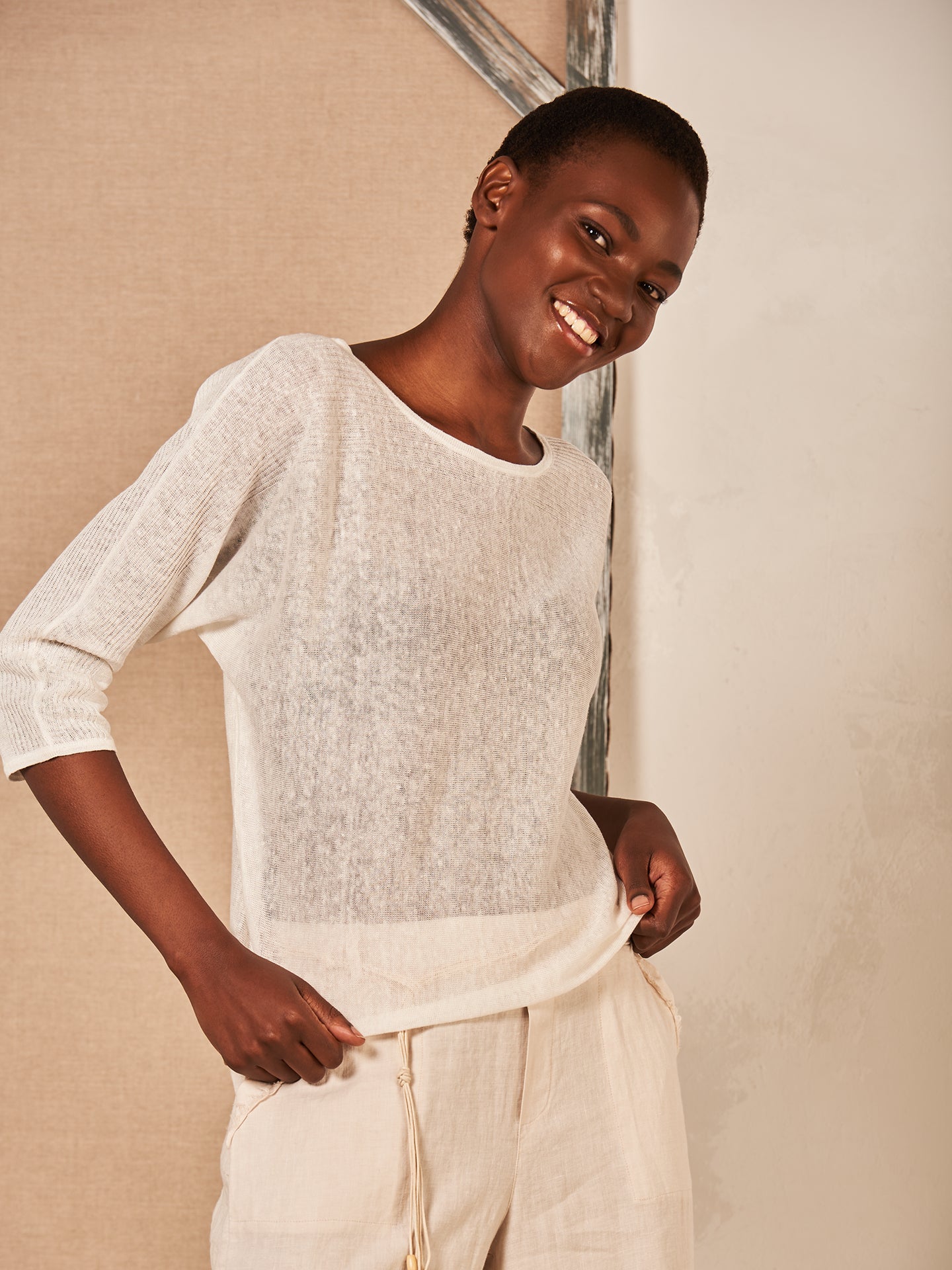 Linen sweater