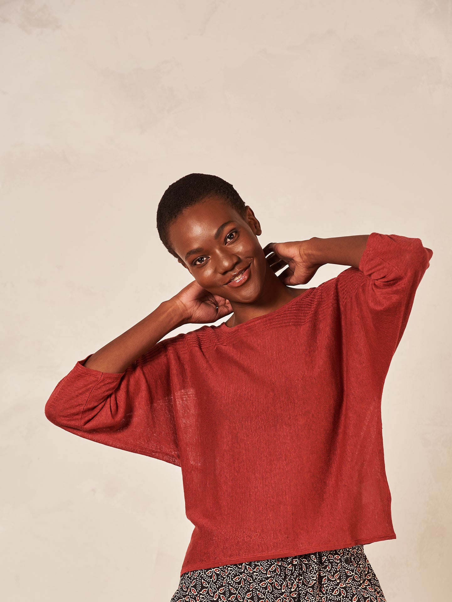 Linen sweater
