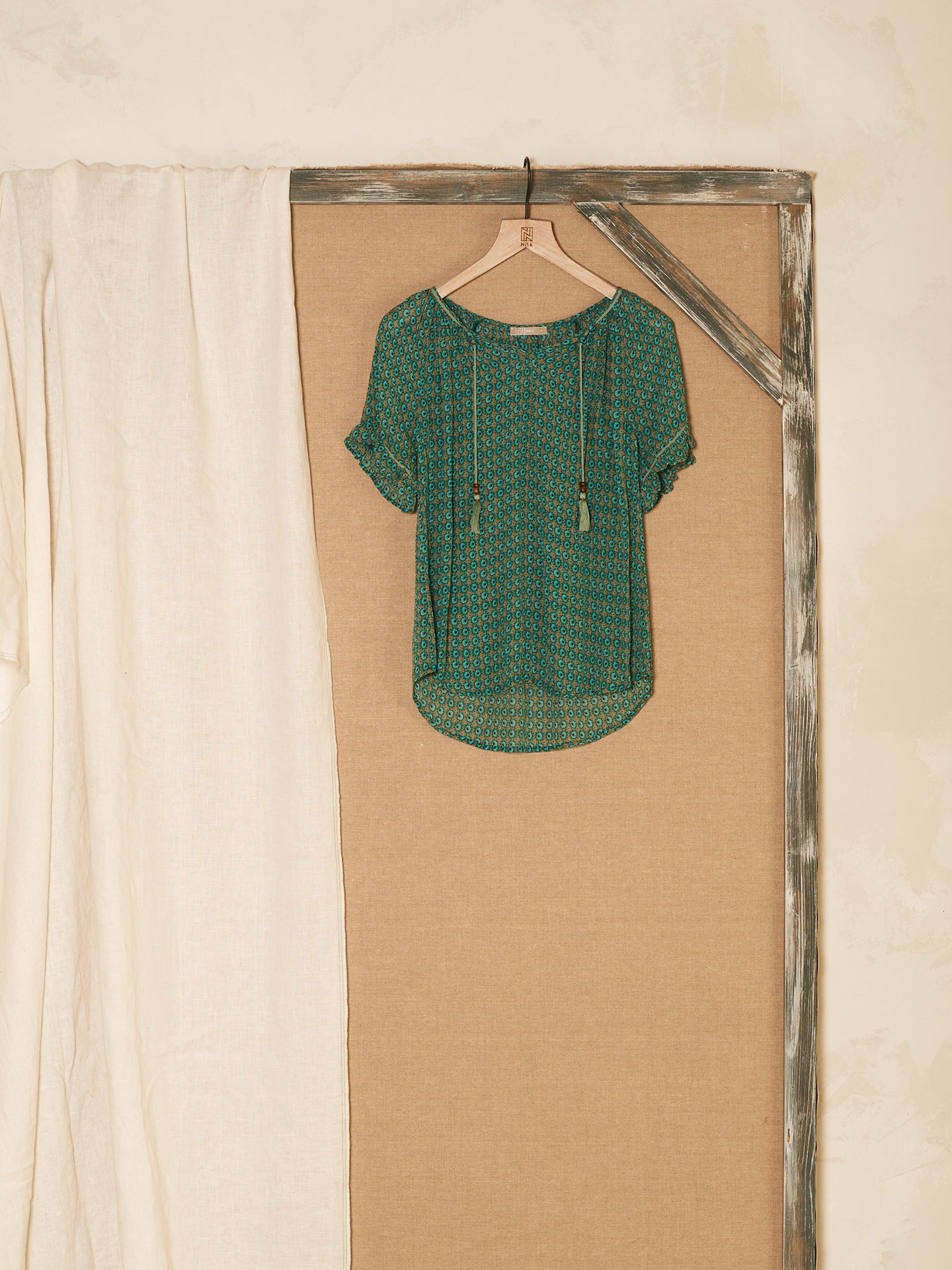 Bluse mit Rüschendetail