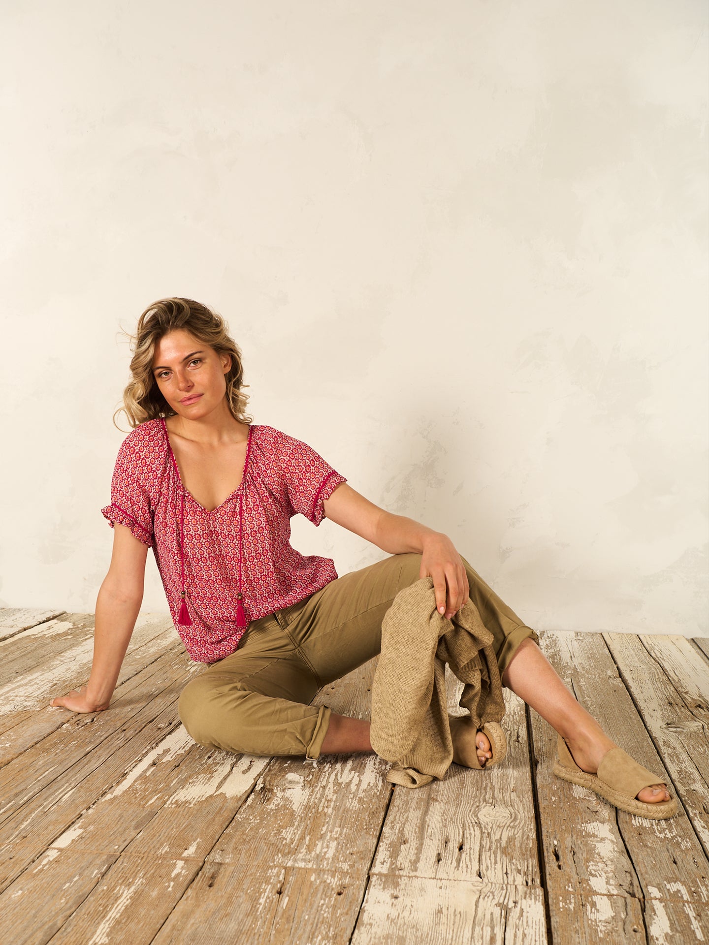 Bluse mit Rüschendetail