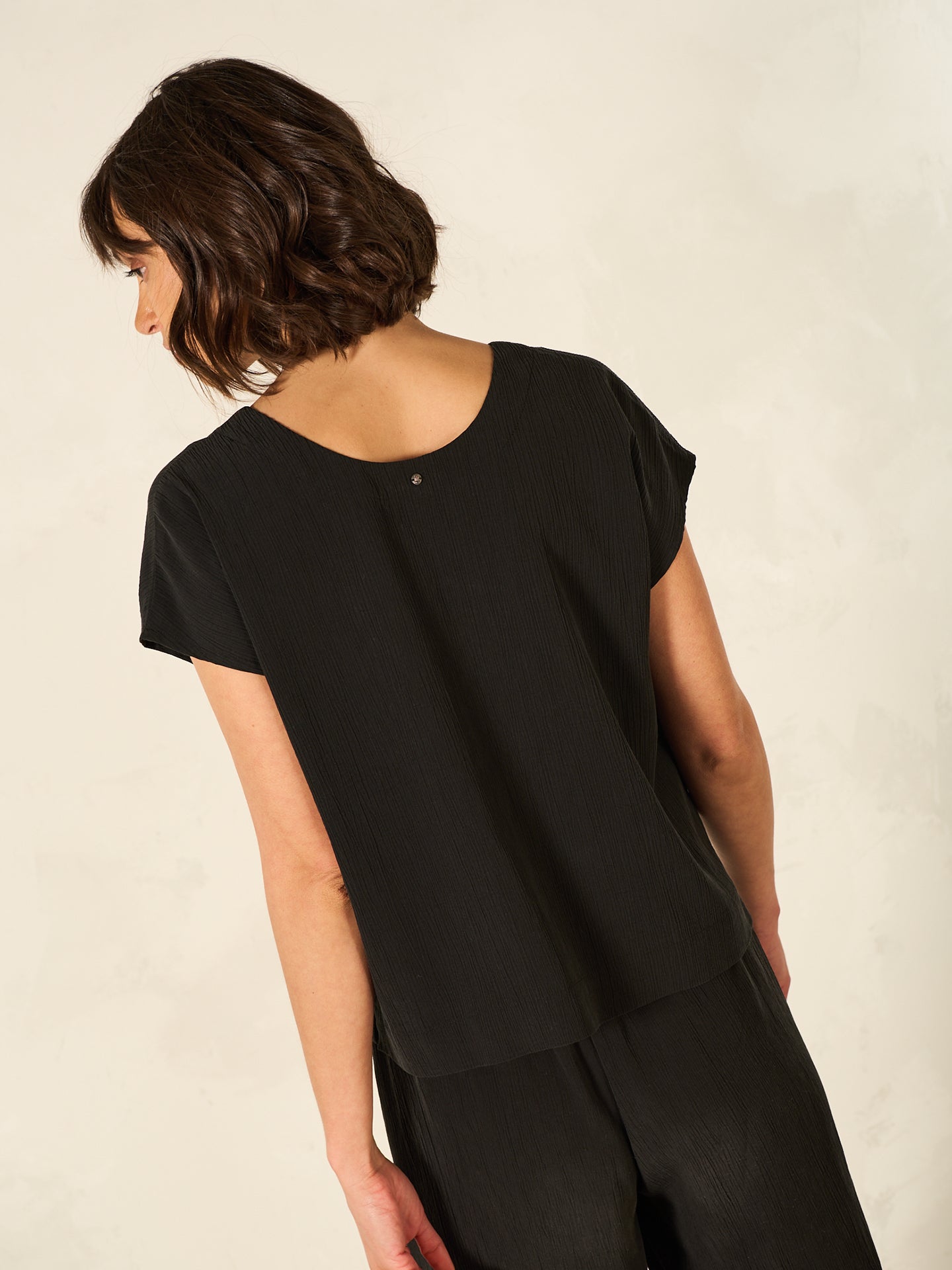 blouse avec col en V