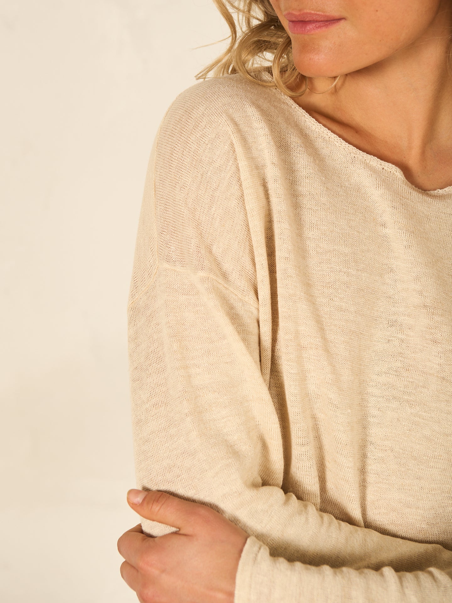 Maglione in lino