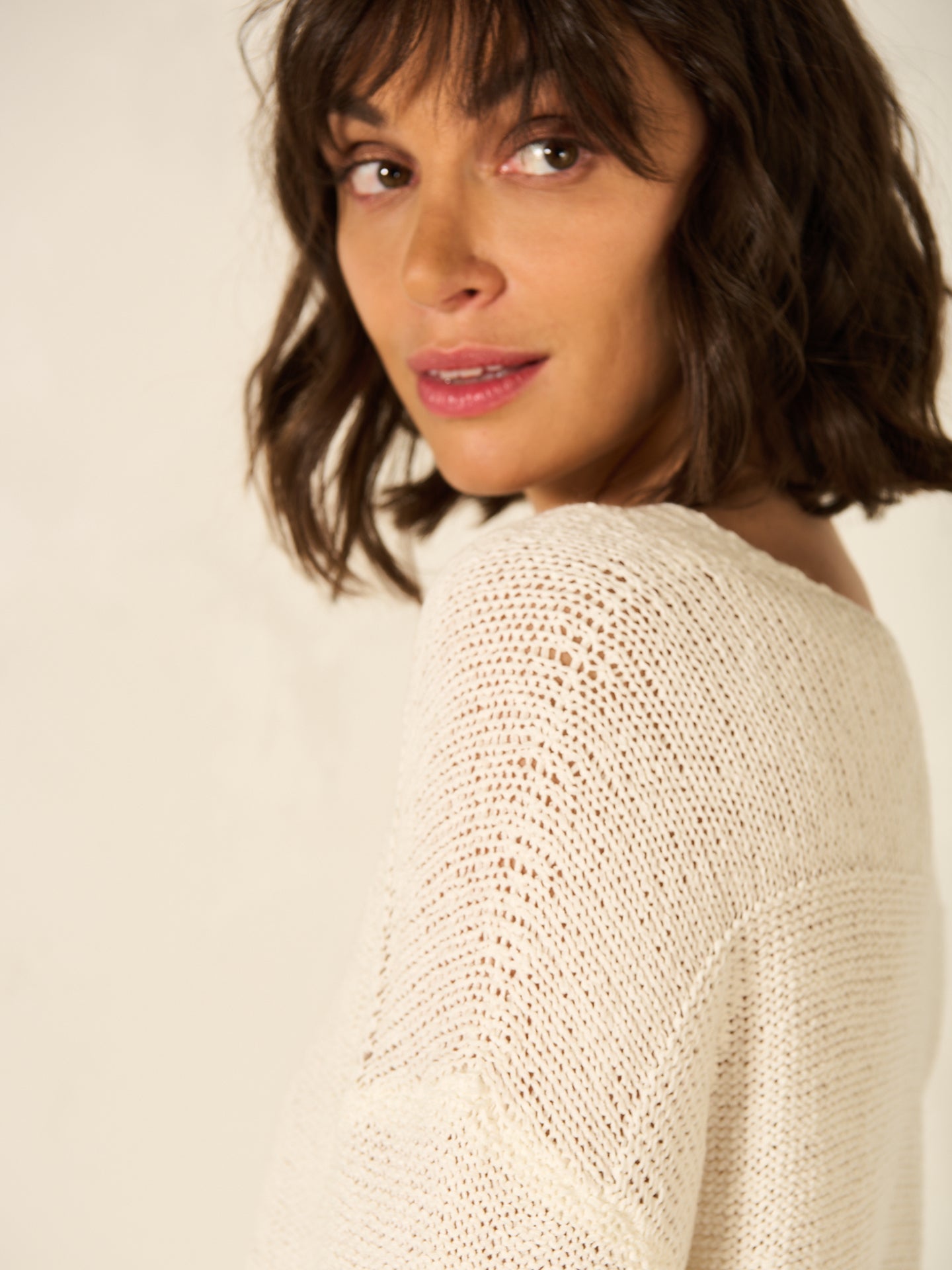 pull avec col en V