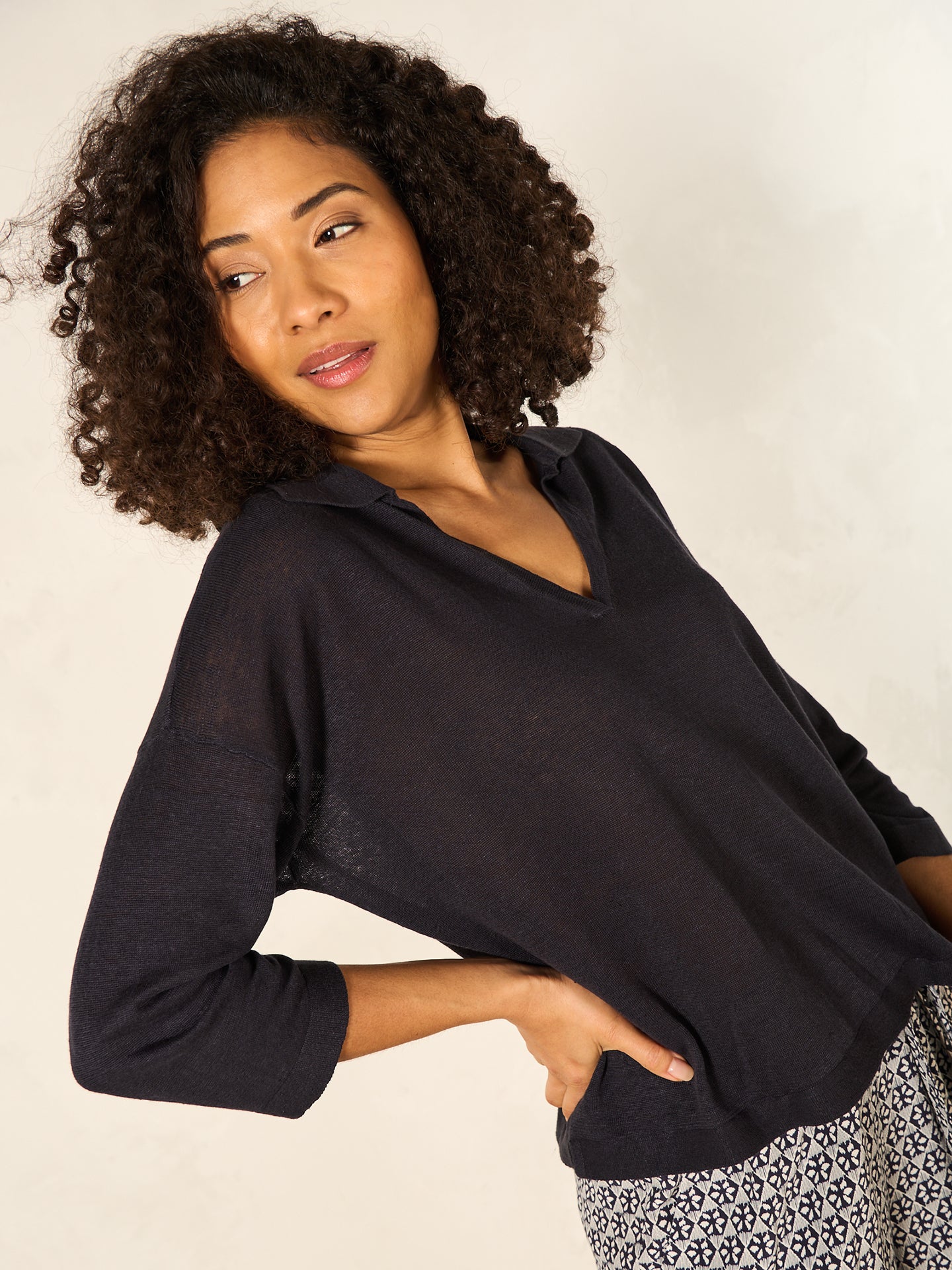 Linen sweater