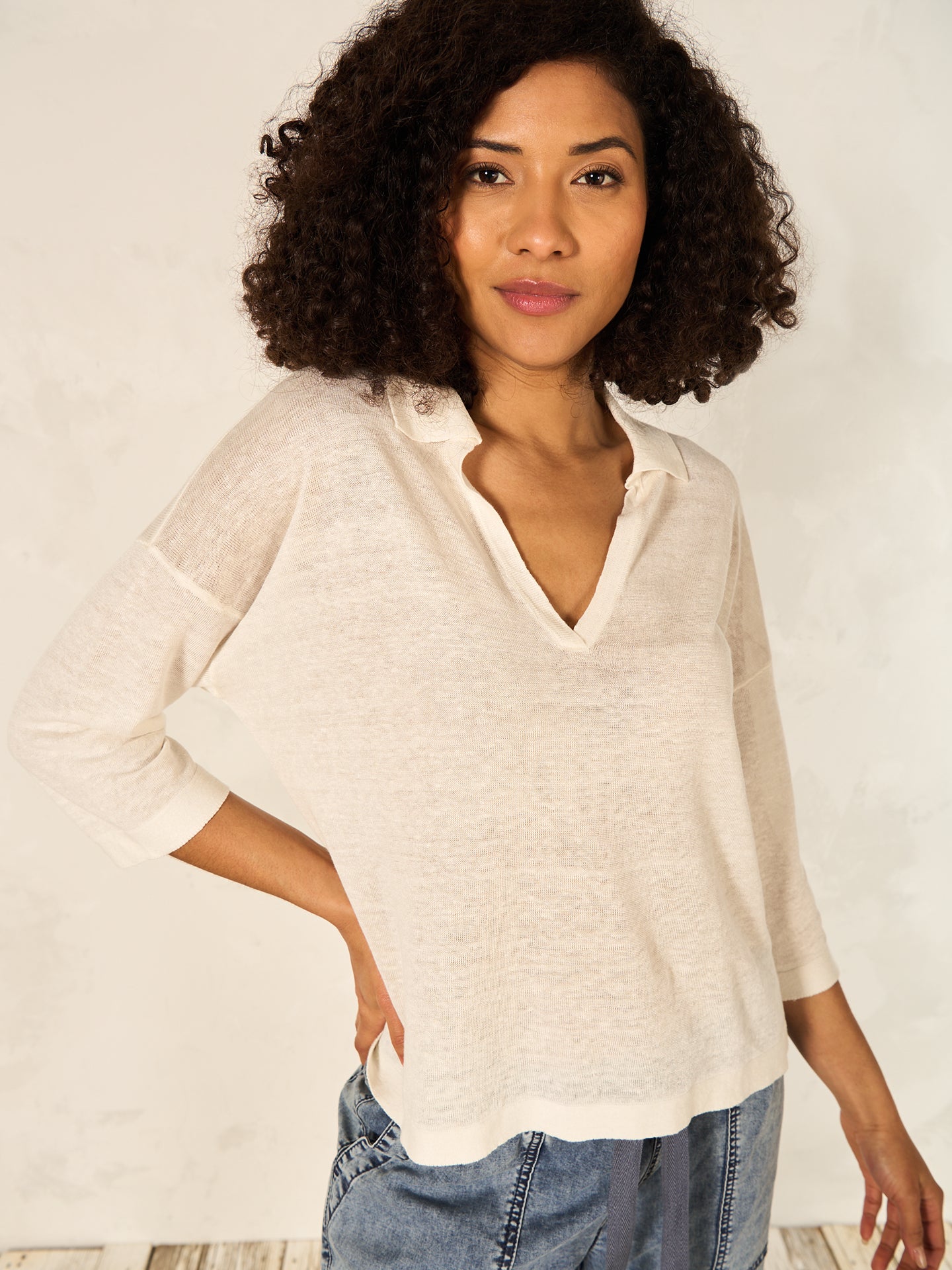 Linen sweater