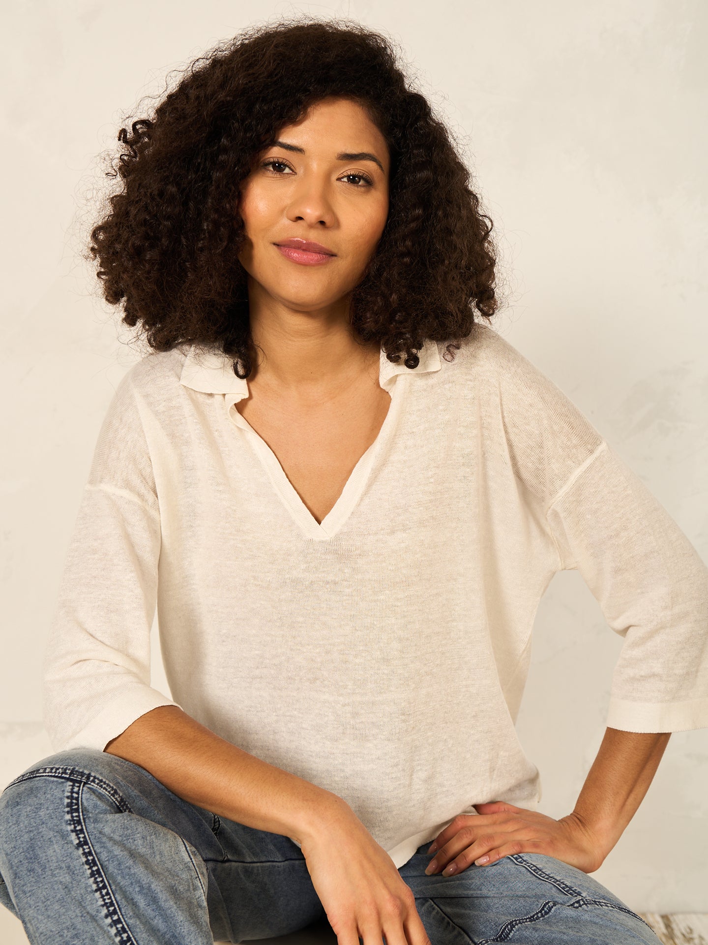 Linen sweater