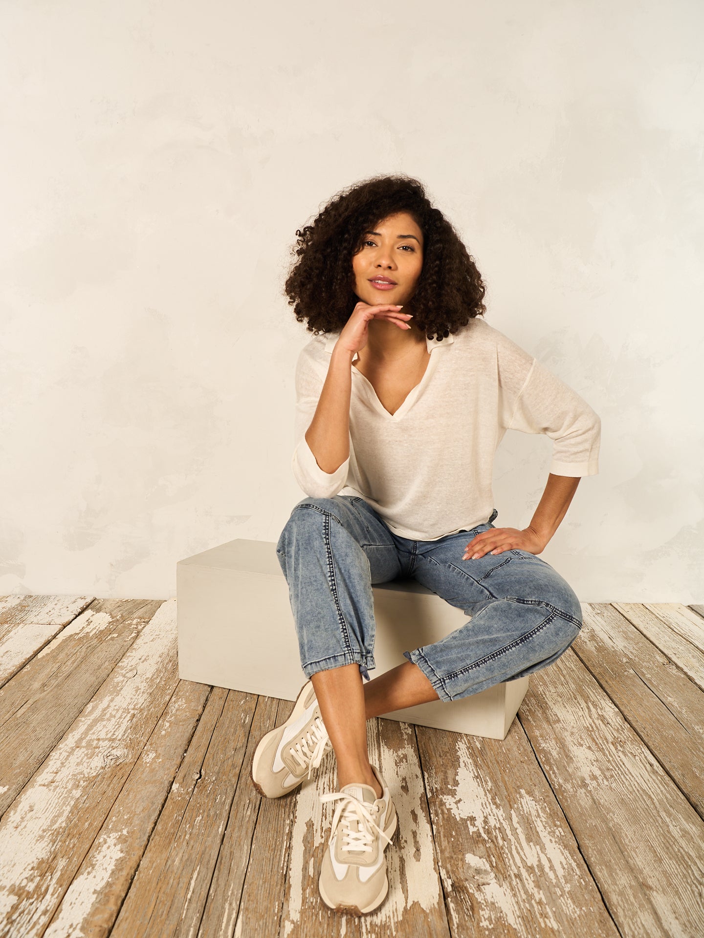 Linen sweater