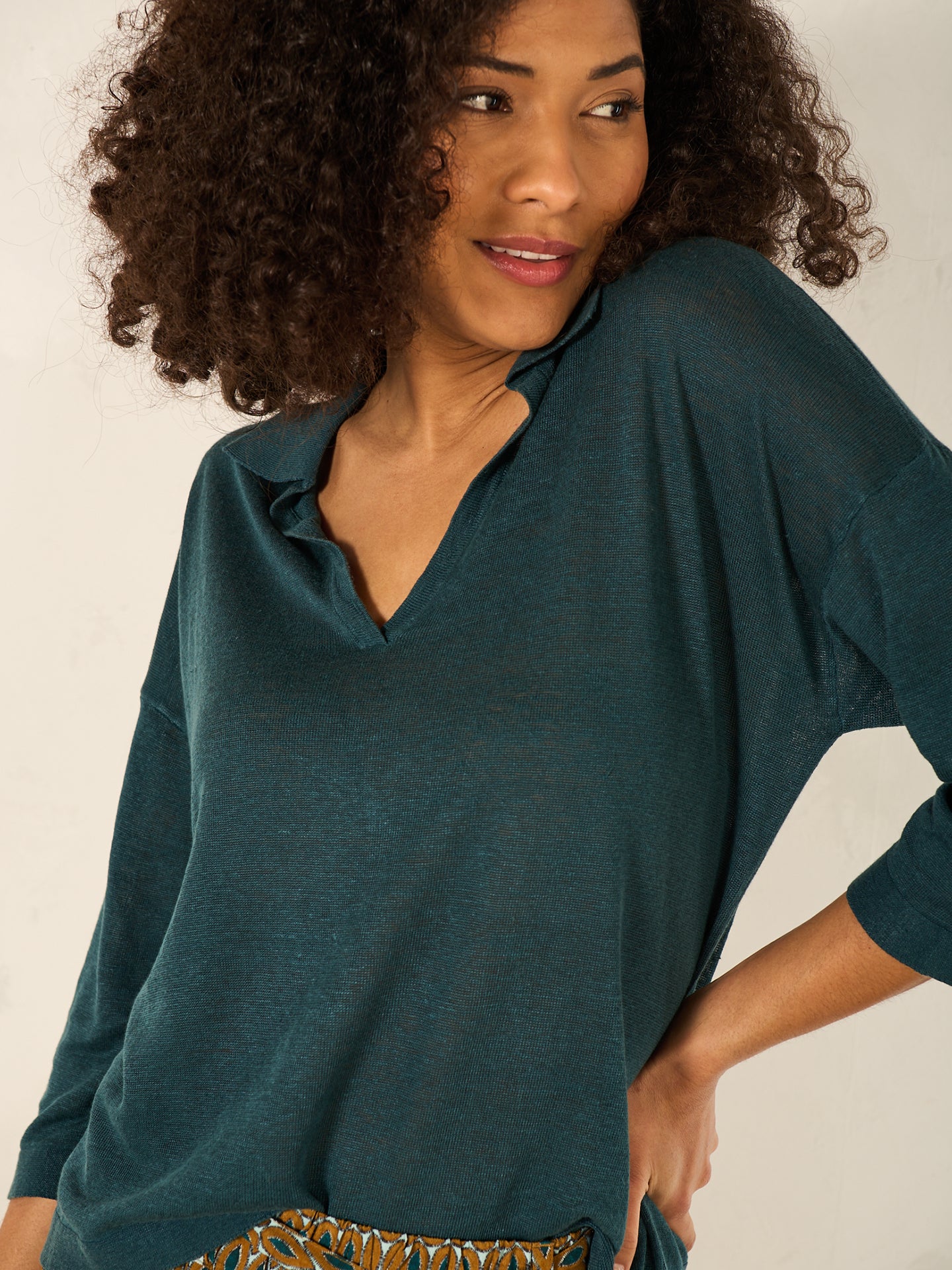 Linen sweater