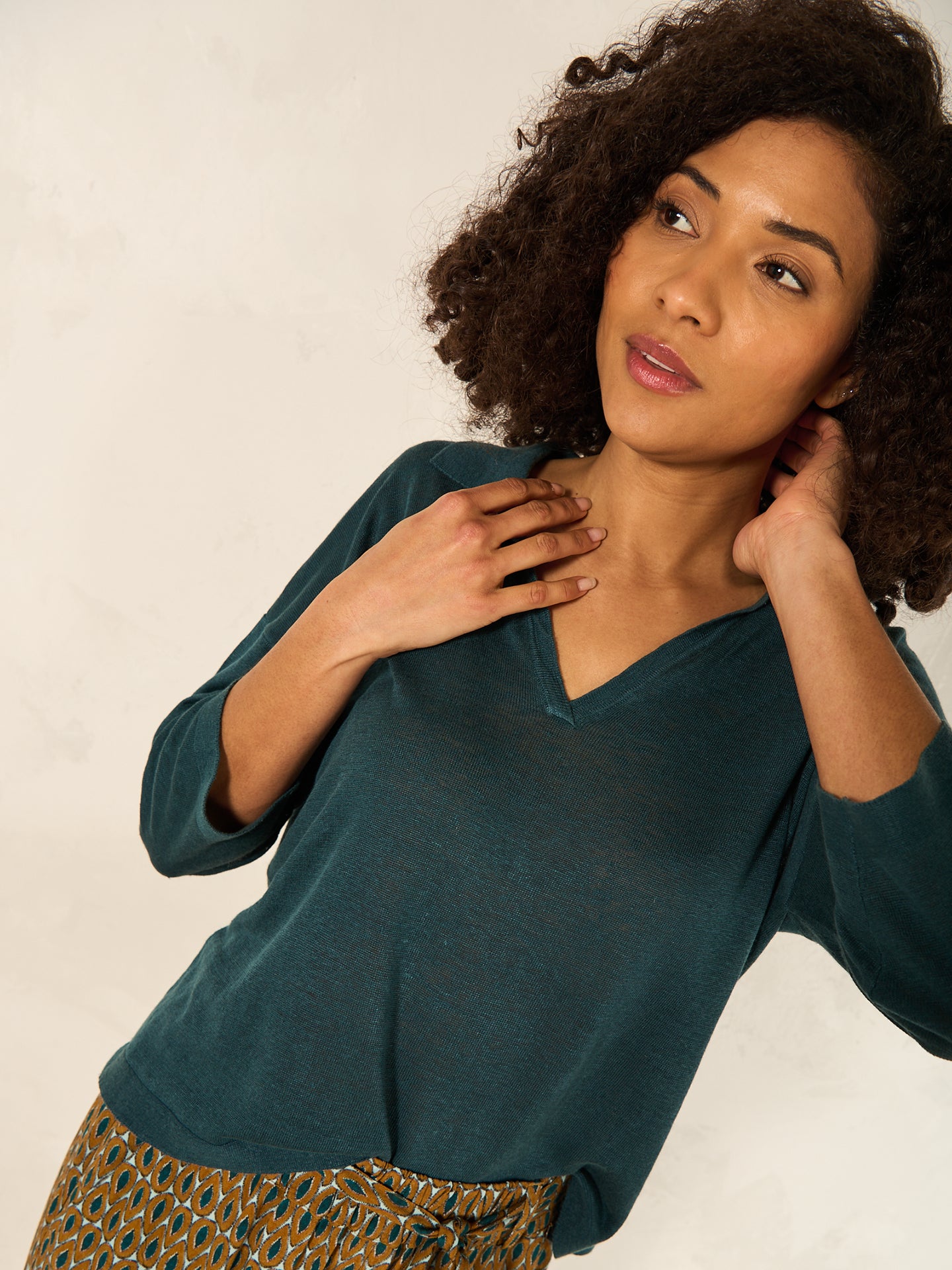 Linen sweater