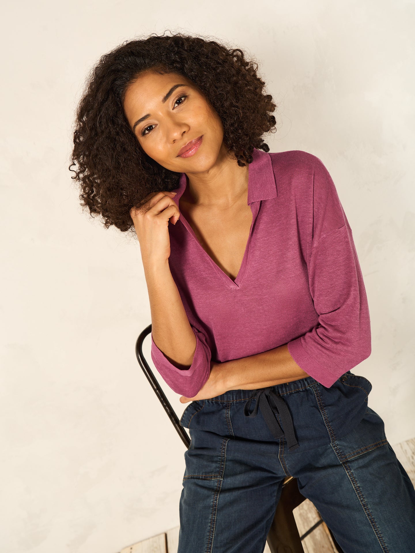 Linen sweater