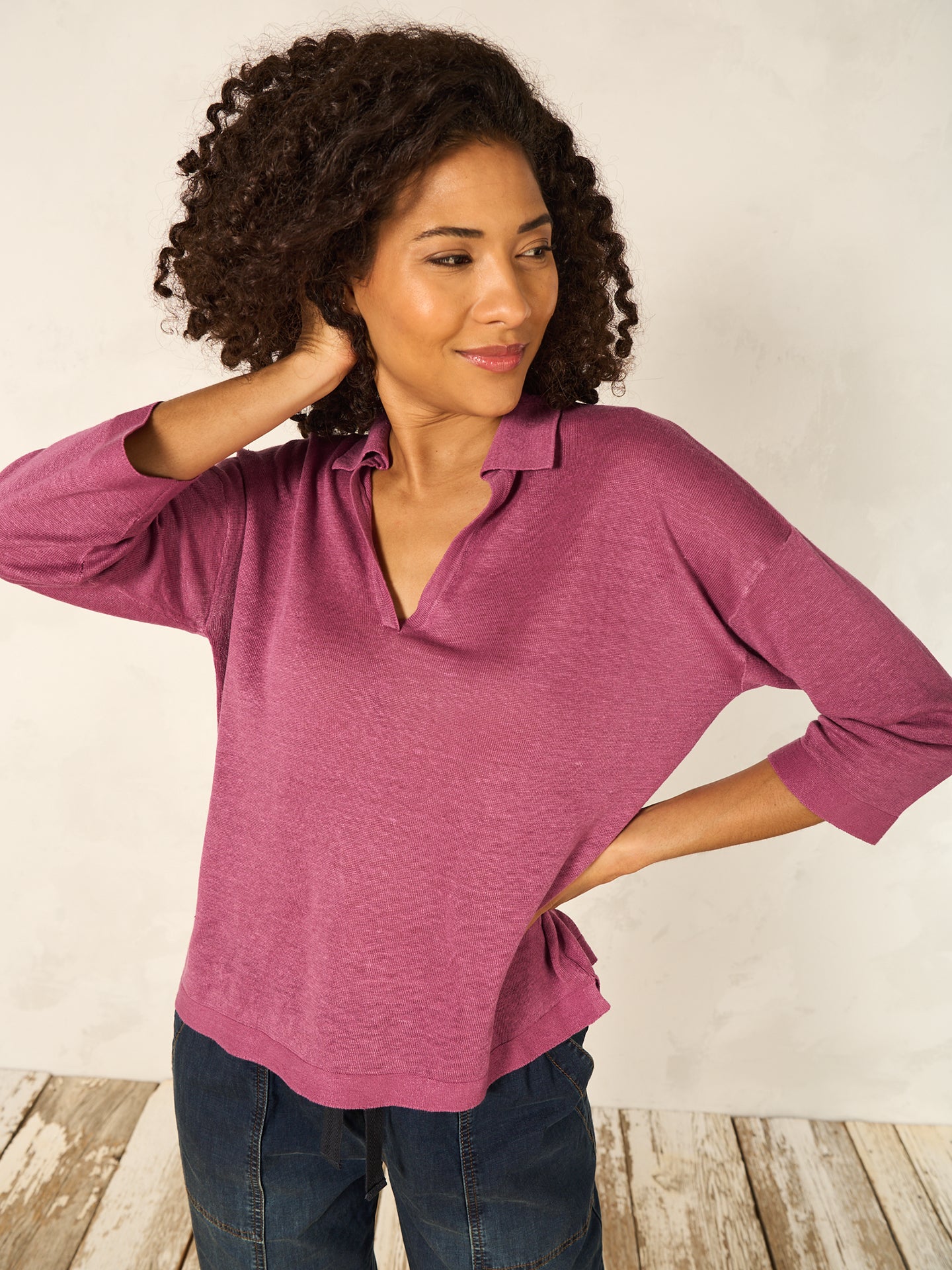 Linen sweater