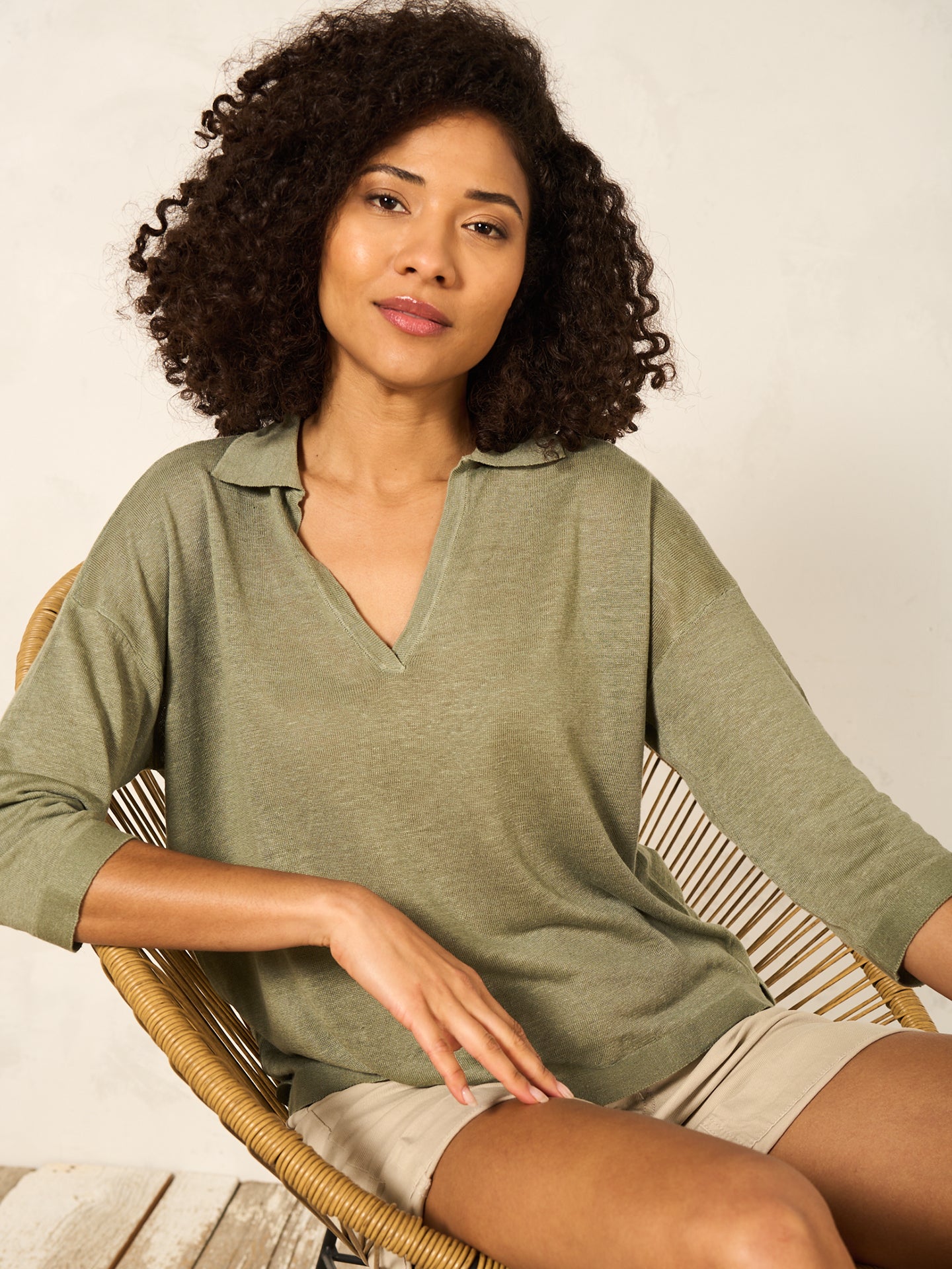 Linen sweater