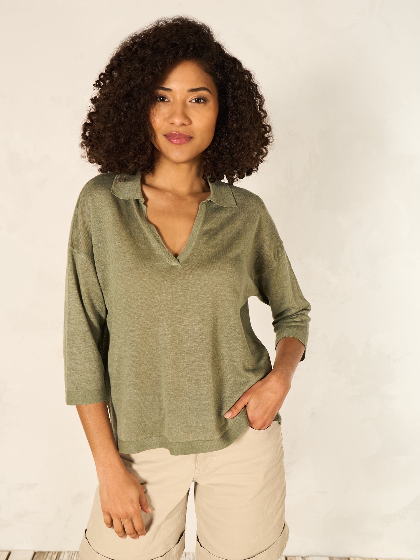 Linen sweater