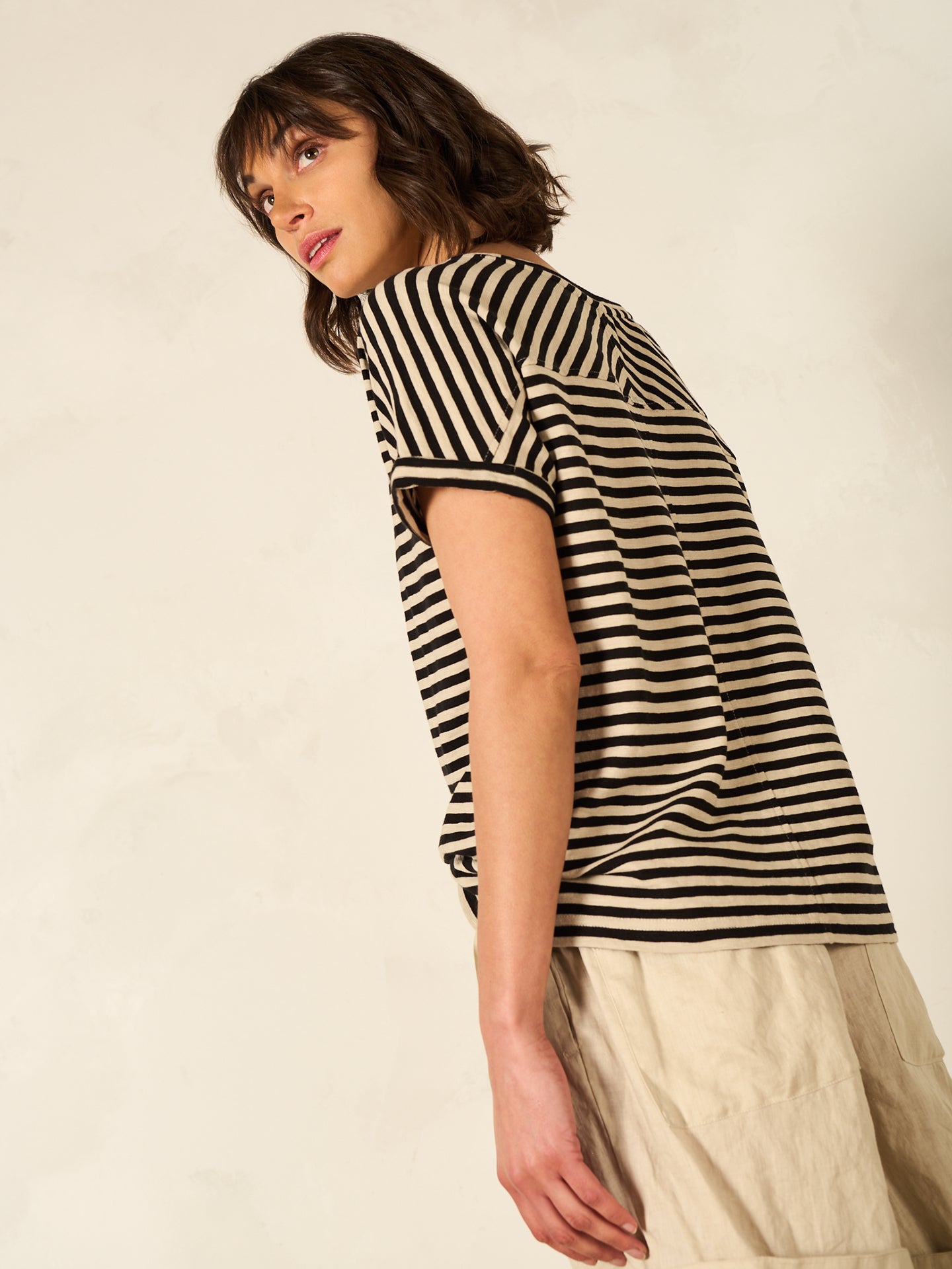 T-shirt à rayures