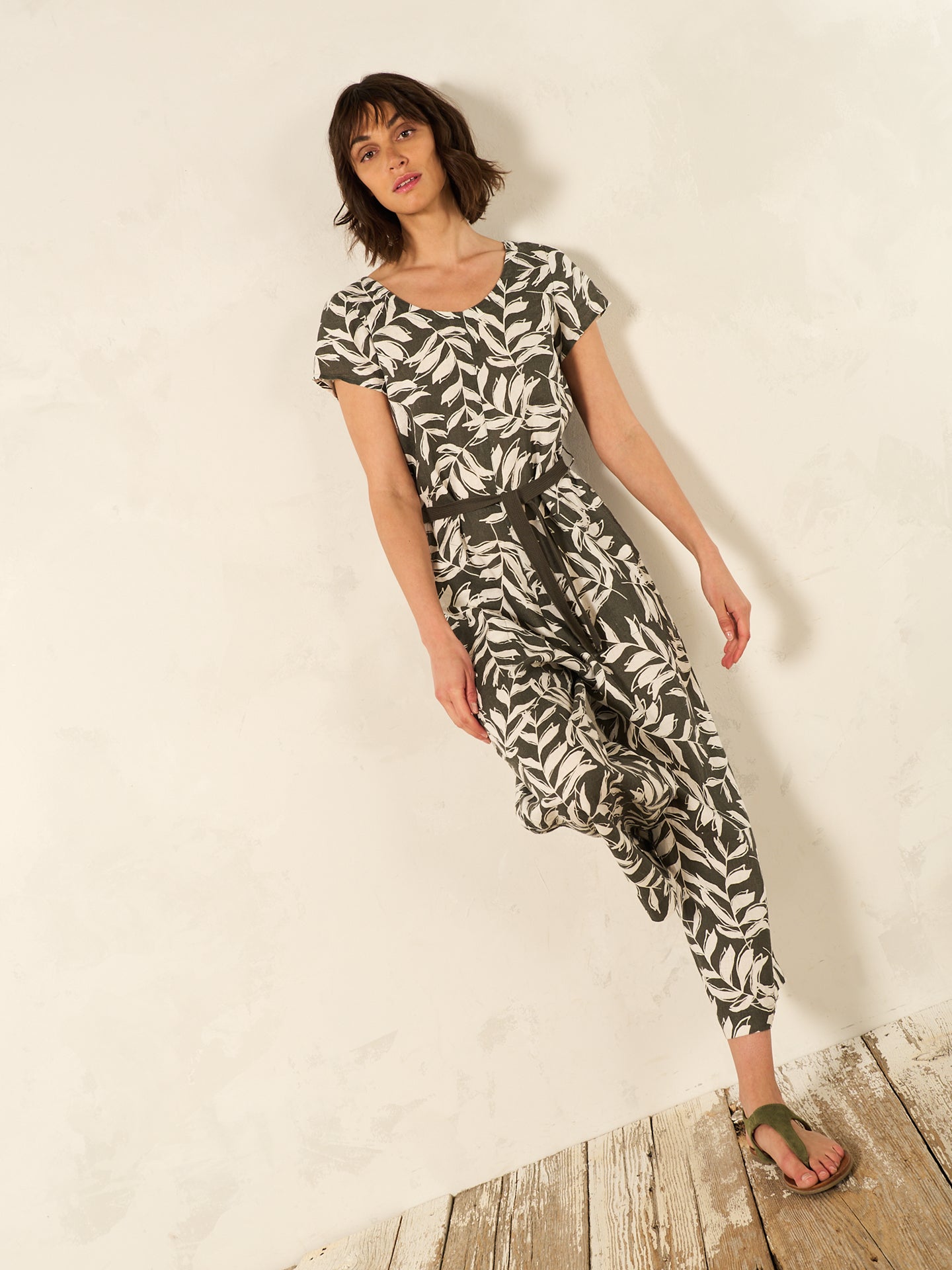 Leinenjumpsuit