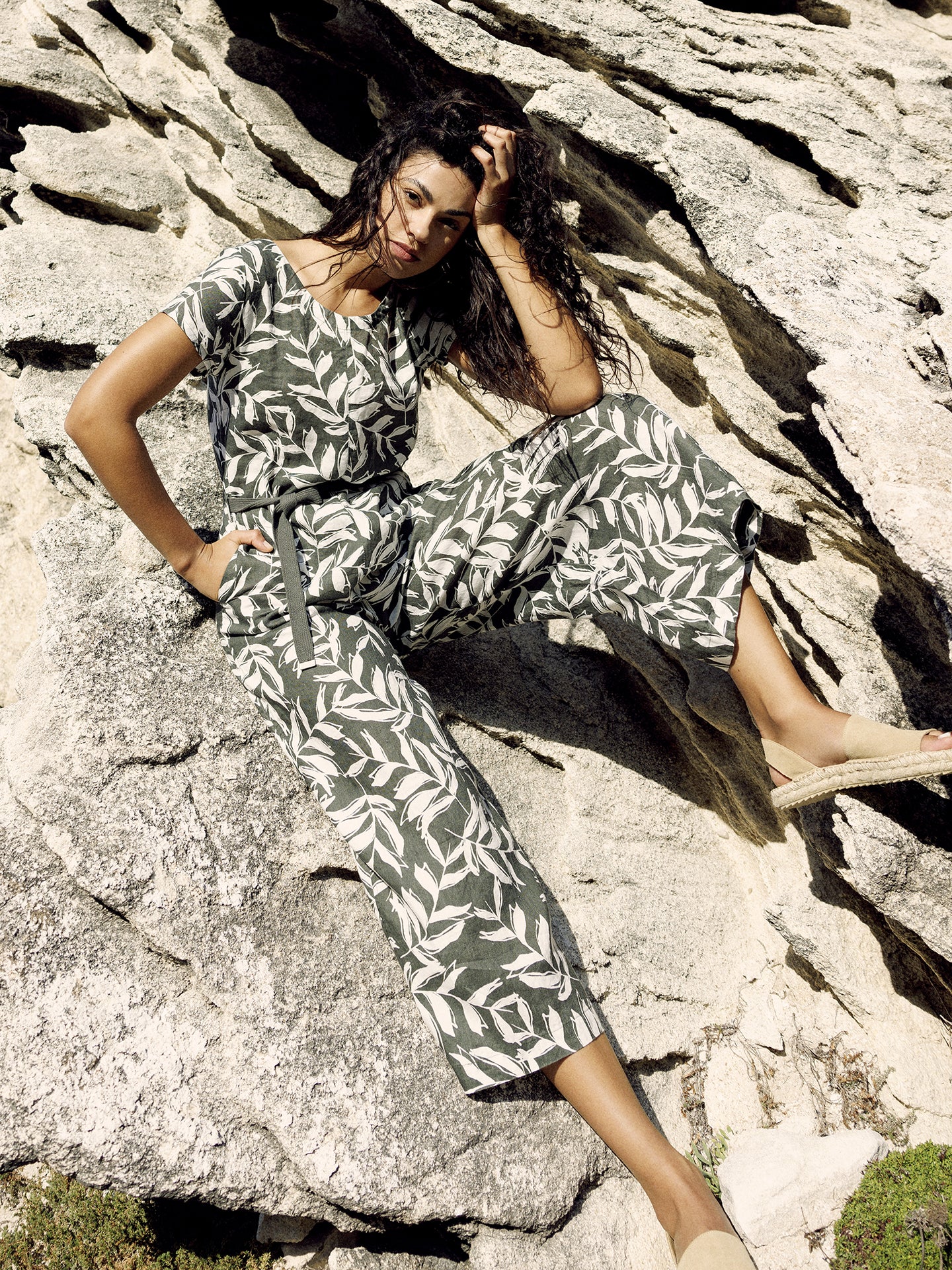 Leinenjumpsuit