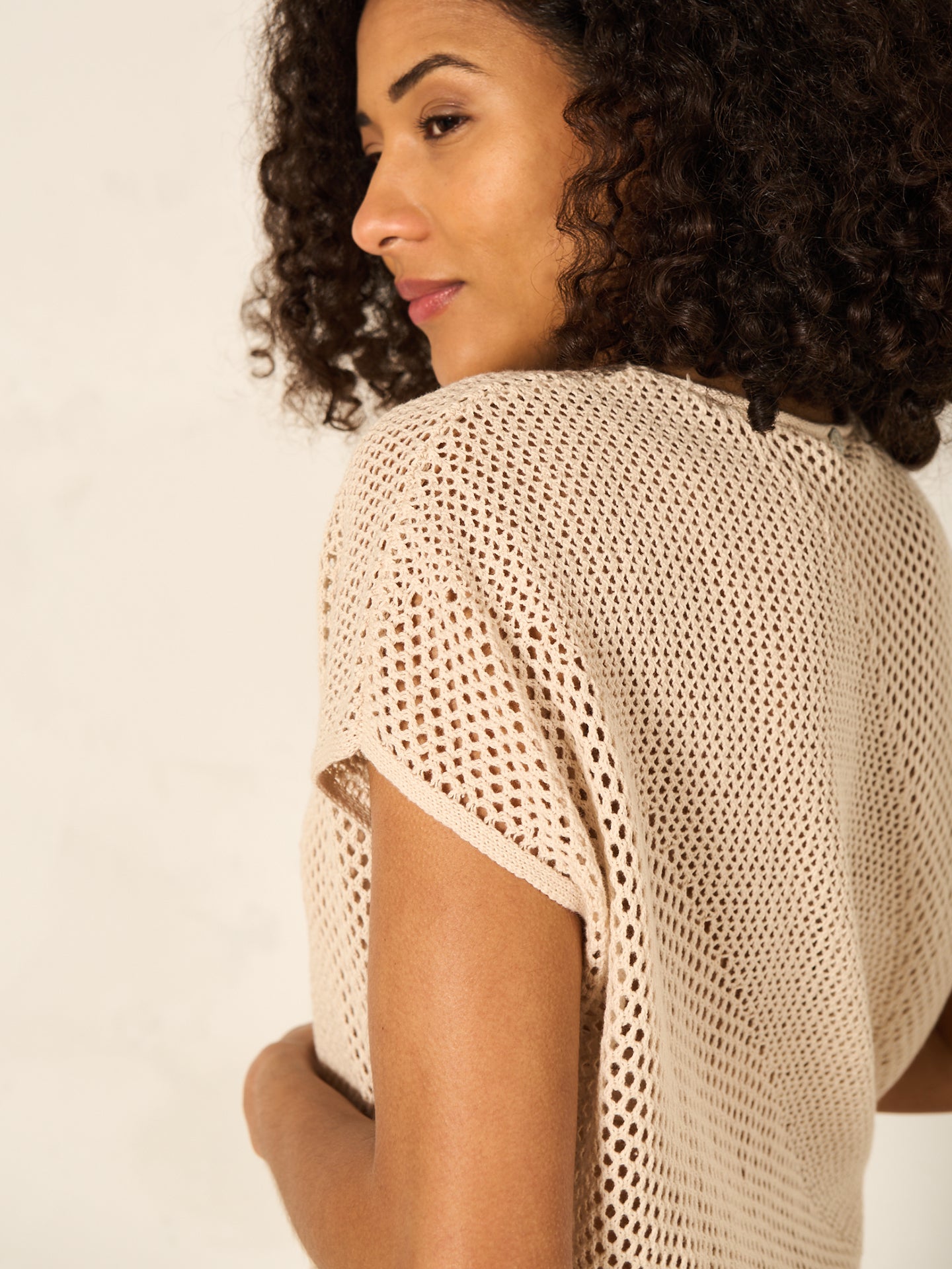 Pullover locker gestrickt