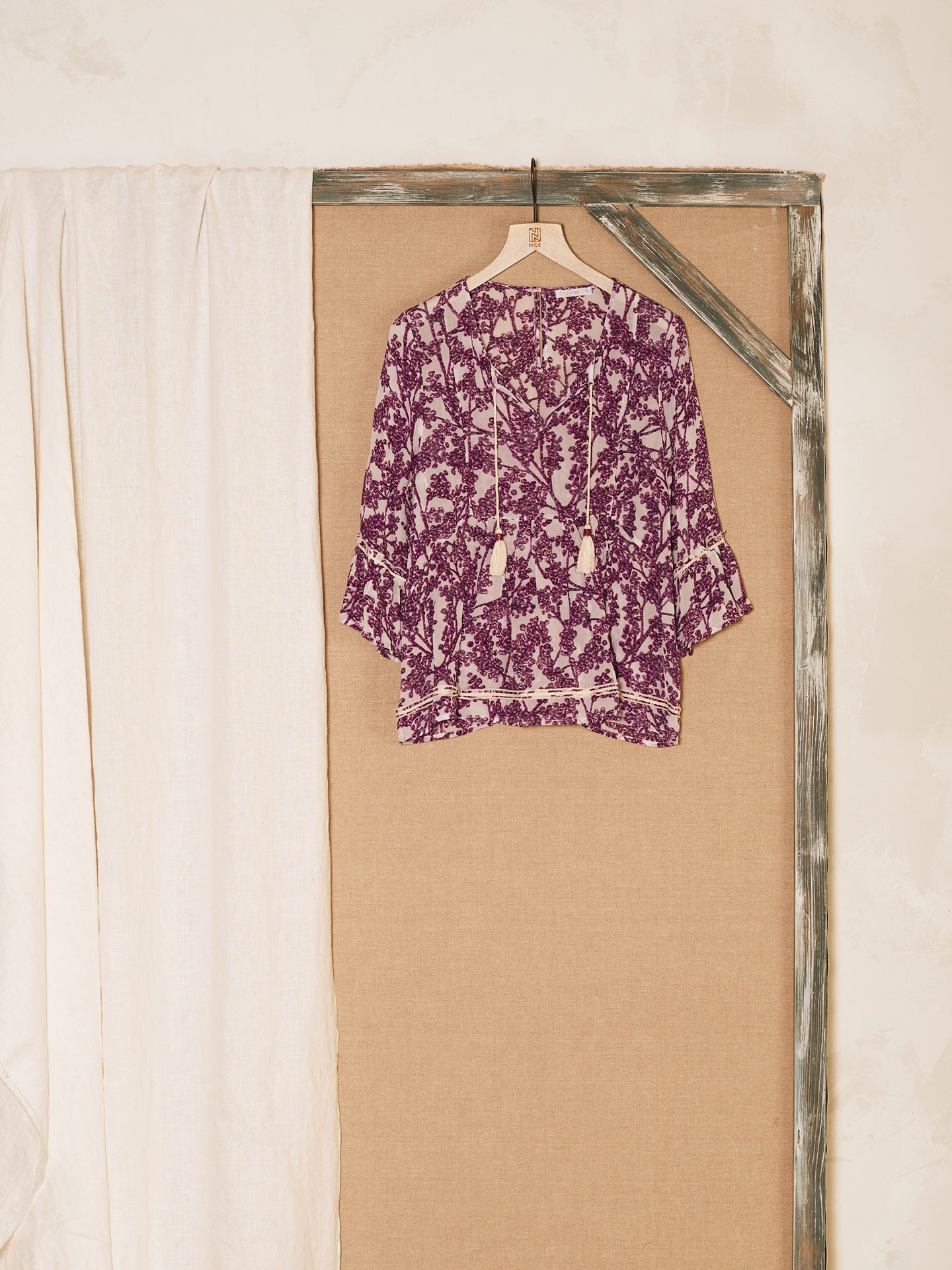 Bluse mit Rüschendetail