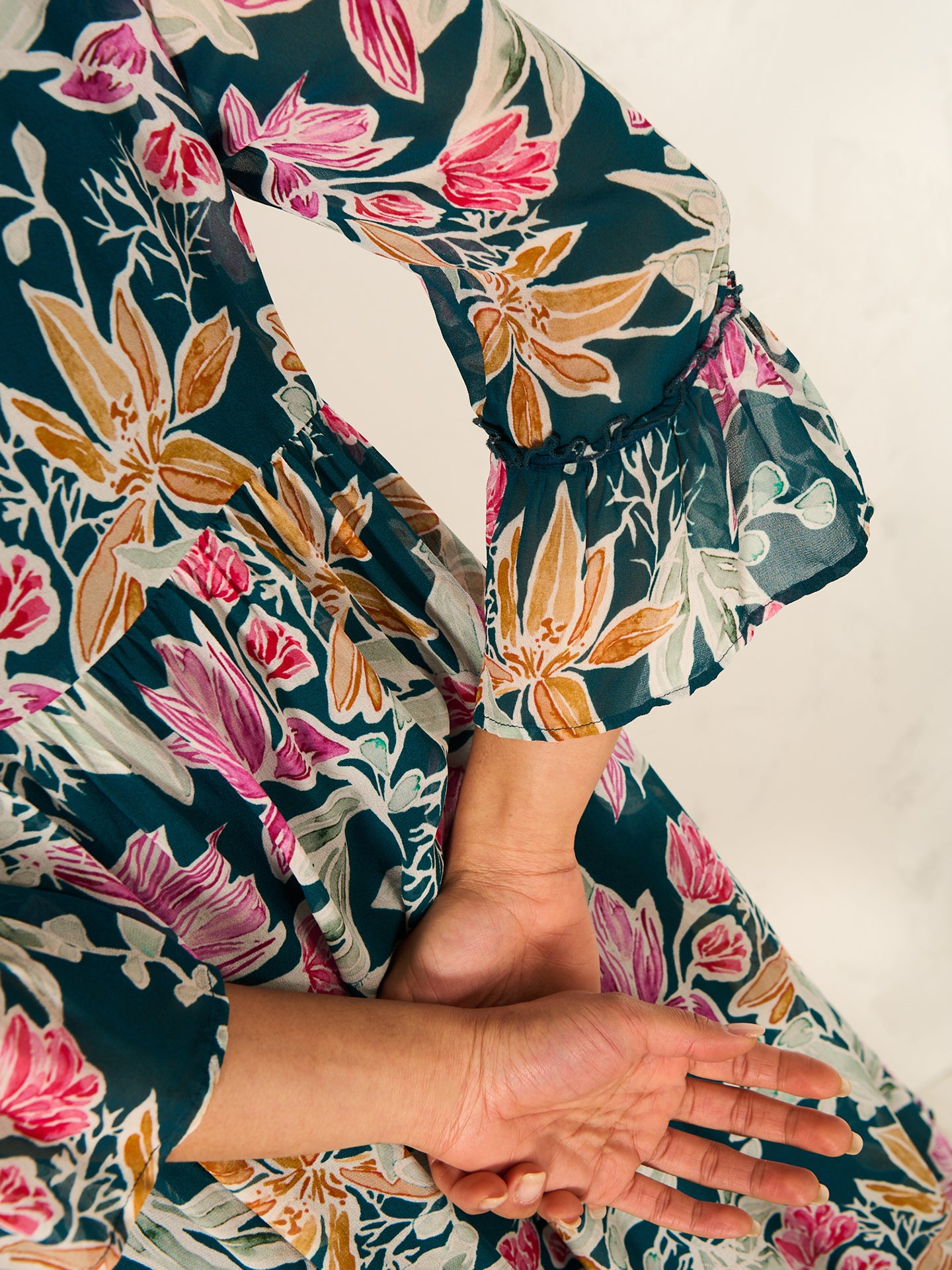 robe avec col en V
