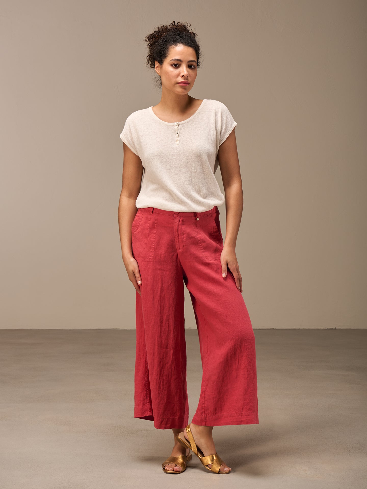 Pantaloni in lino