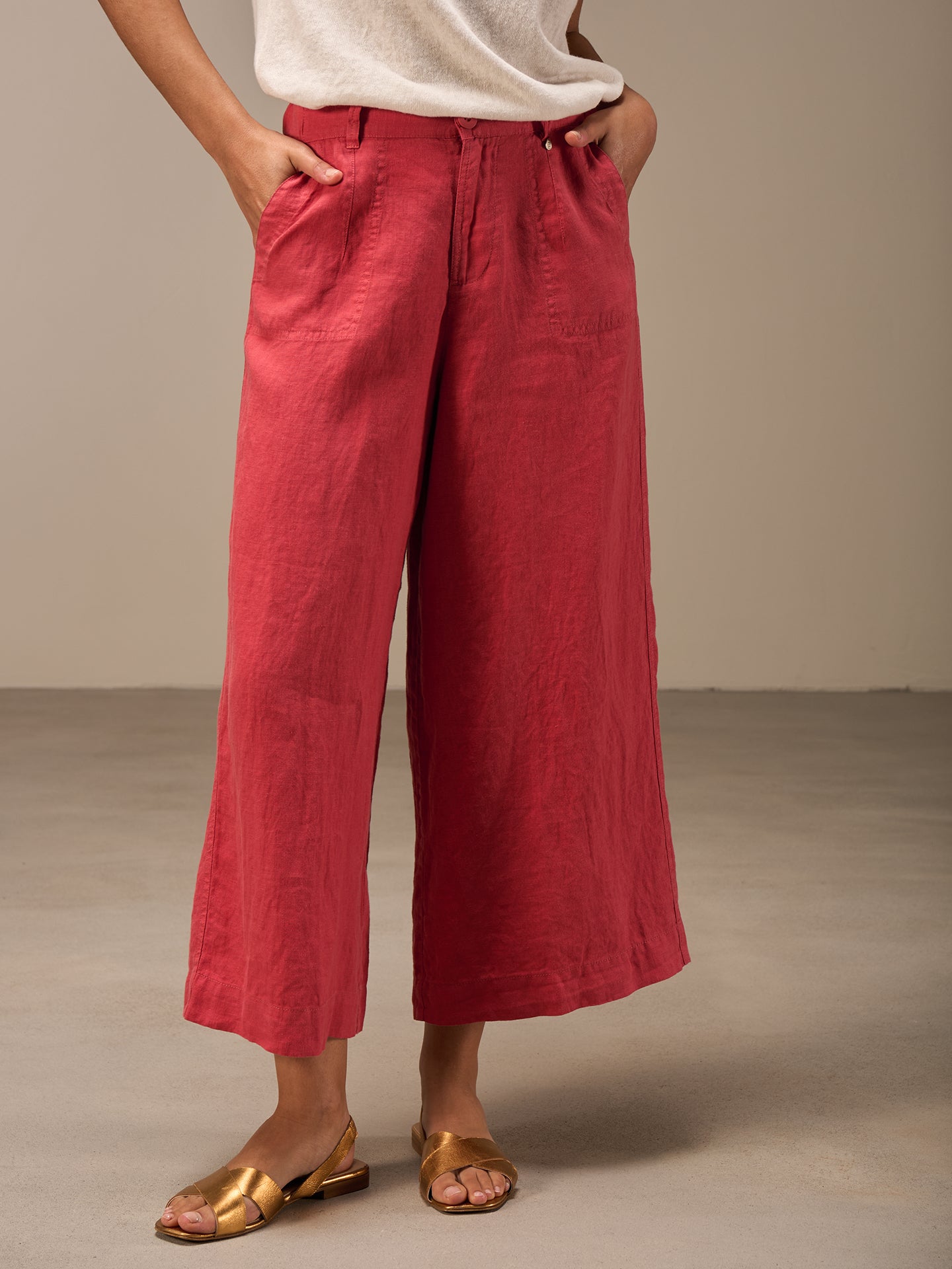Pantaloni in lino