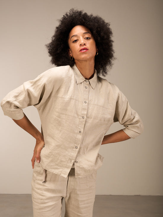 Blusa in lino