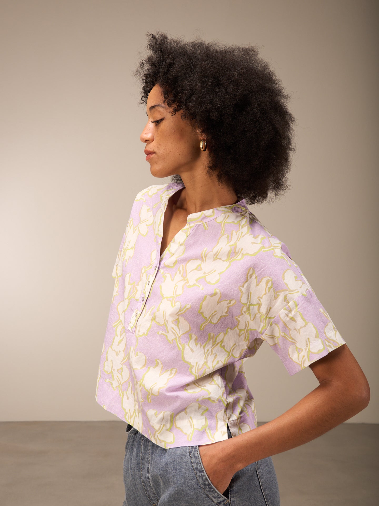 chemise à manches courtes