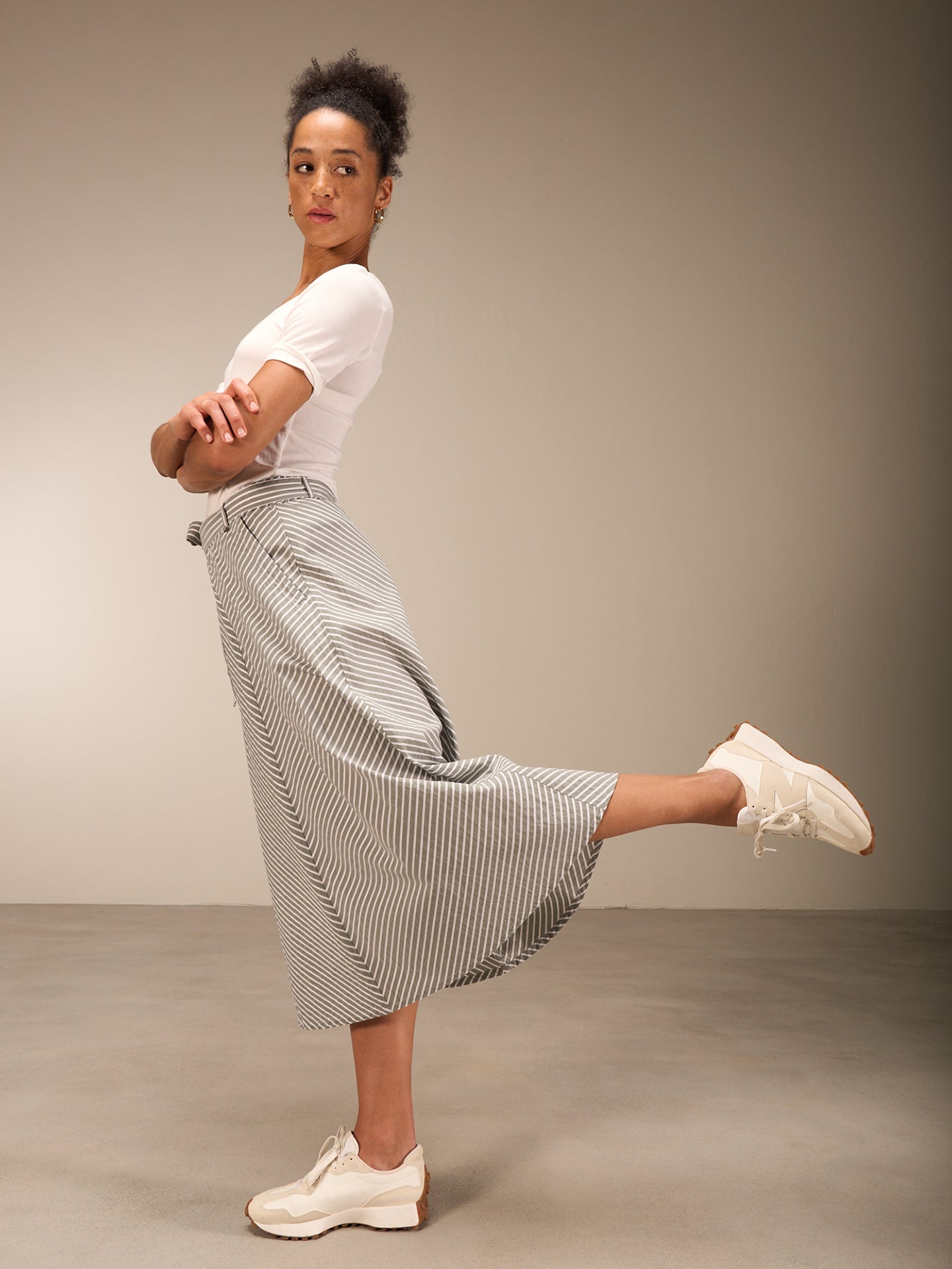 Striped skirt