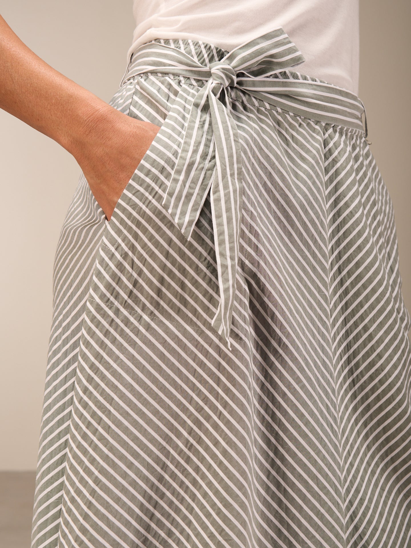 Striped skirt