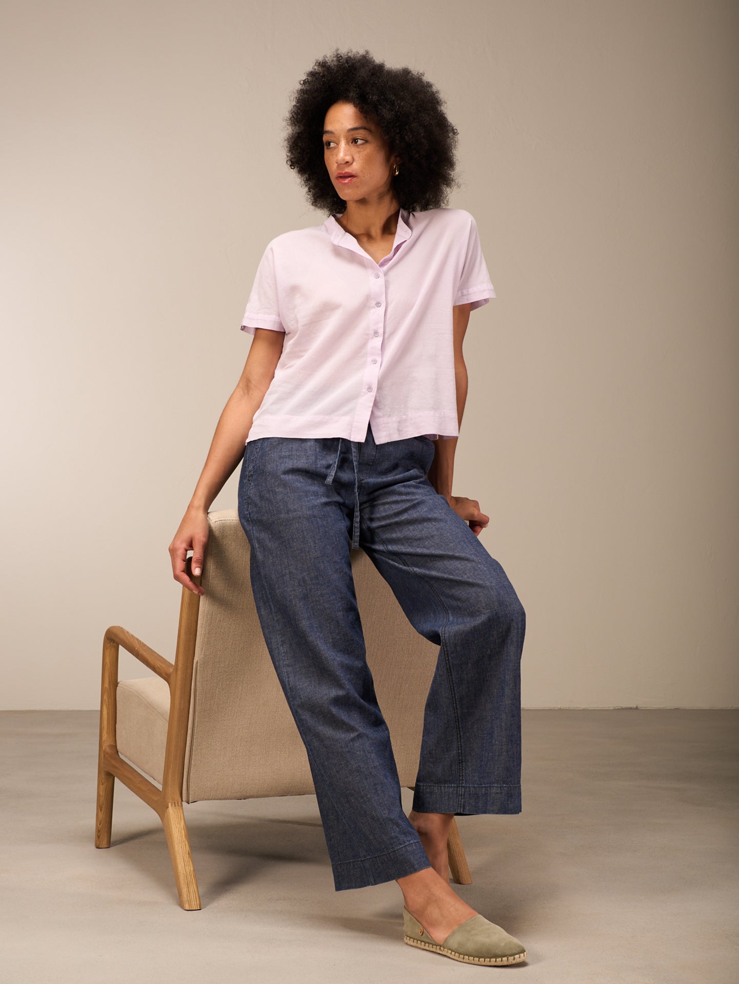 Blusa a maniche corte