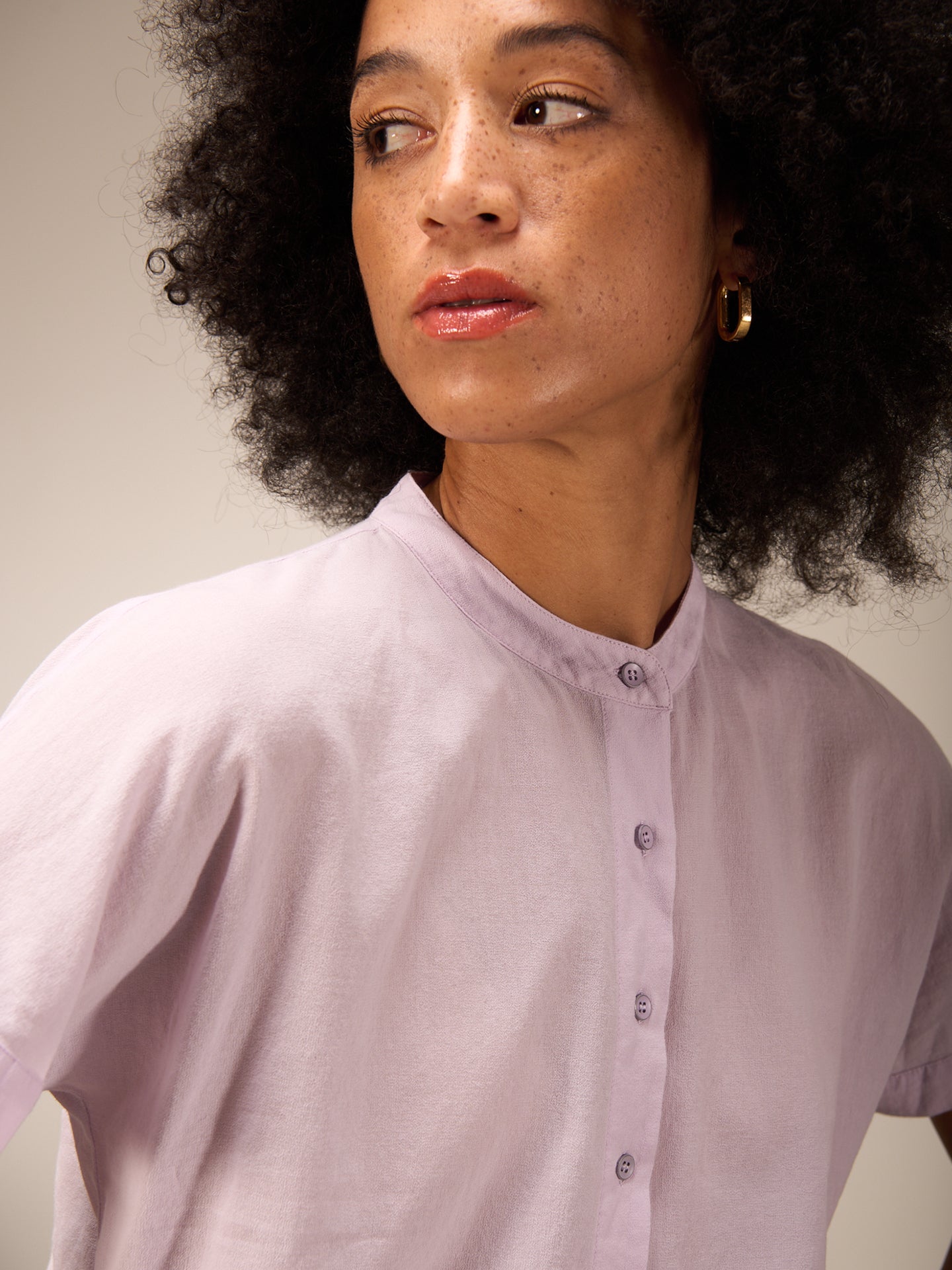 Blusa a maniche corte