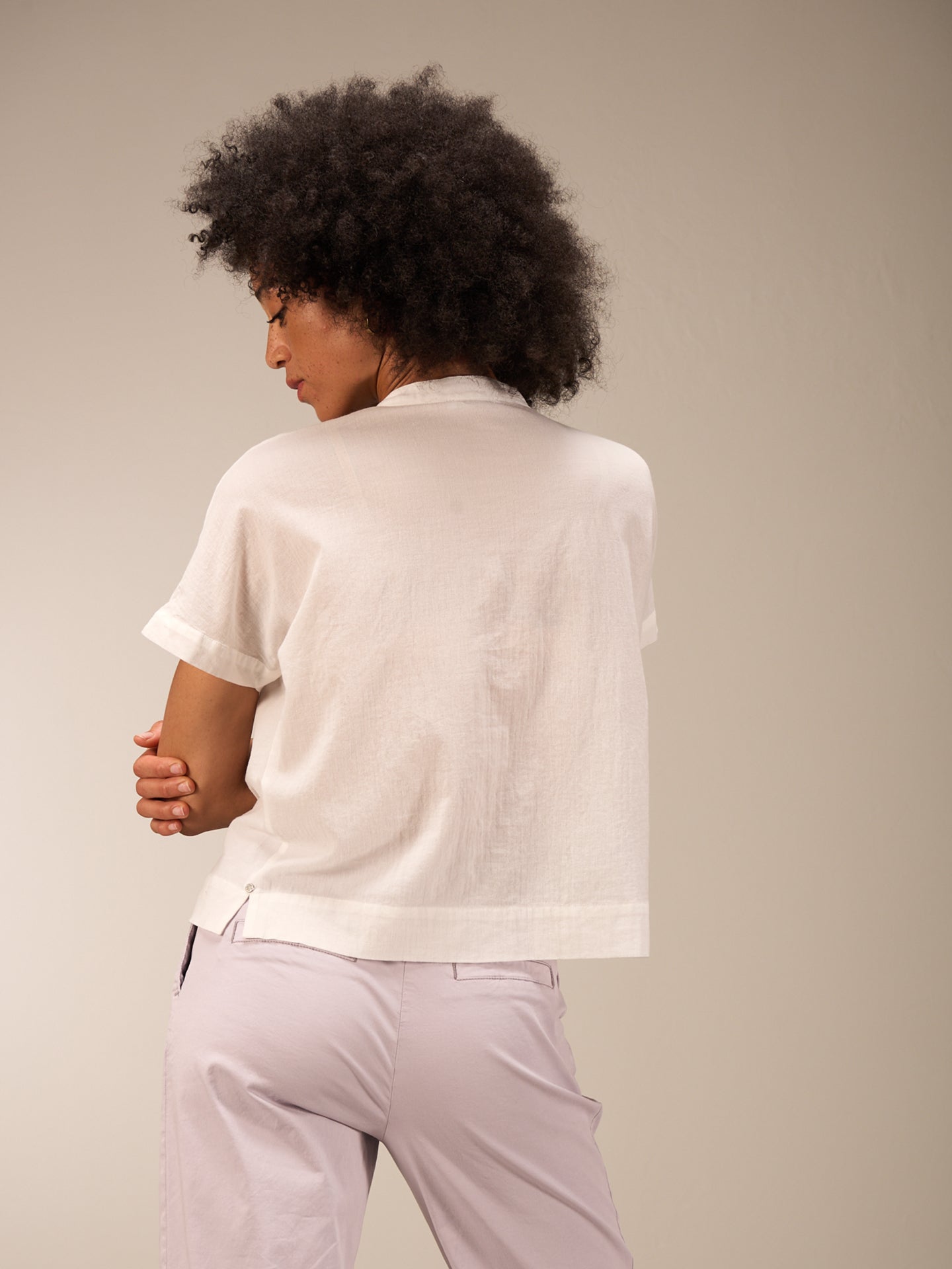Blusa a maniche corte