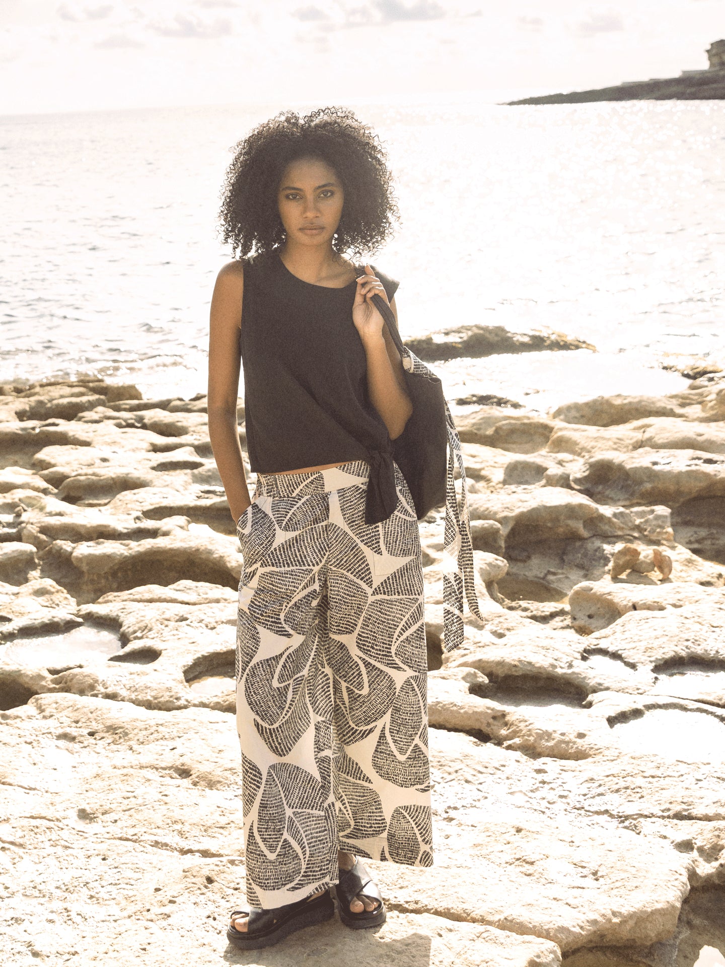 pantalon imprimé