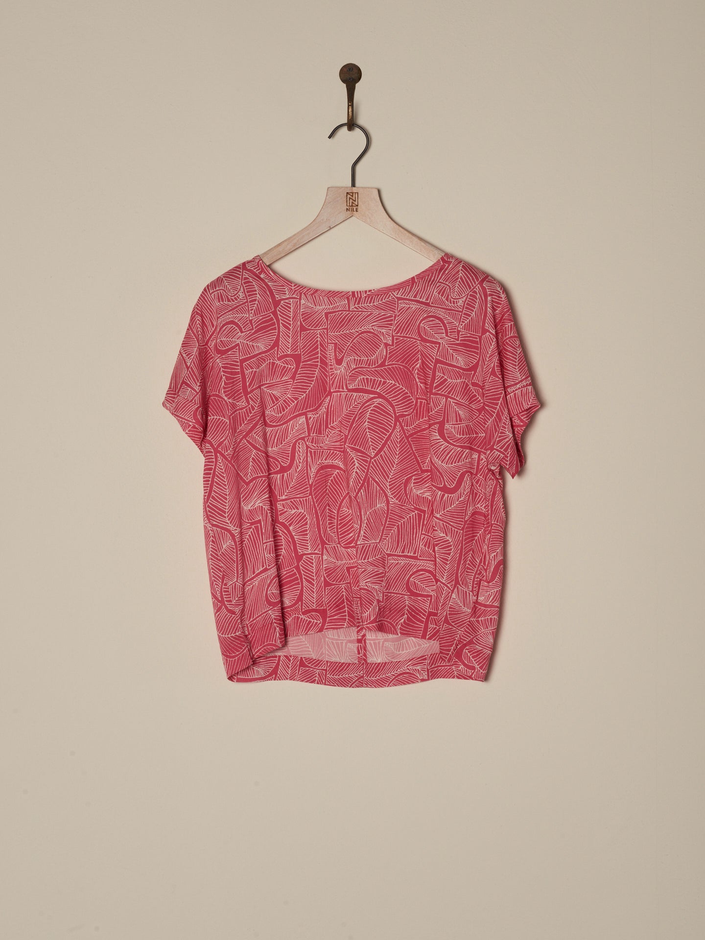 Round-neck blouse