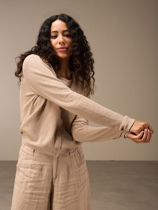 Strickjacke mit Knopfverschluss