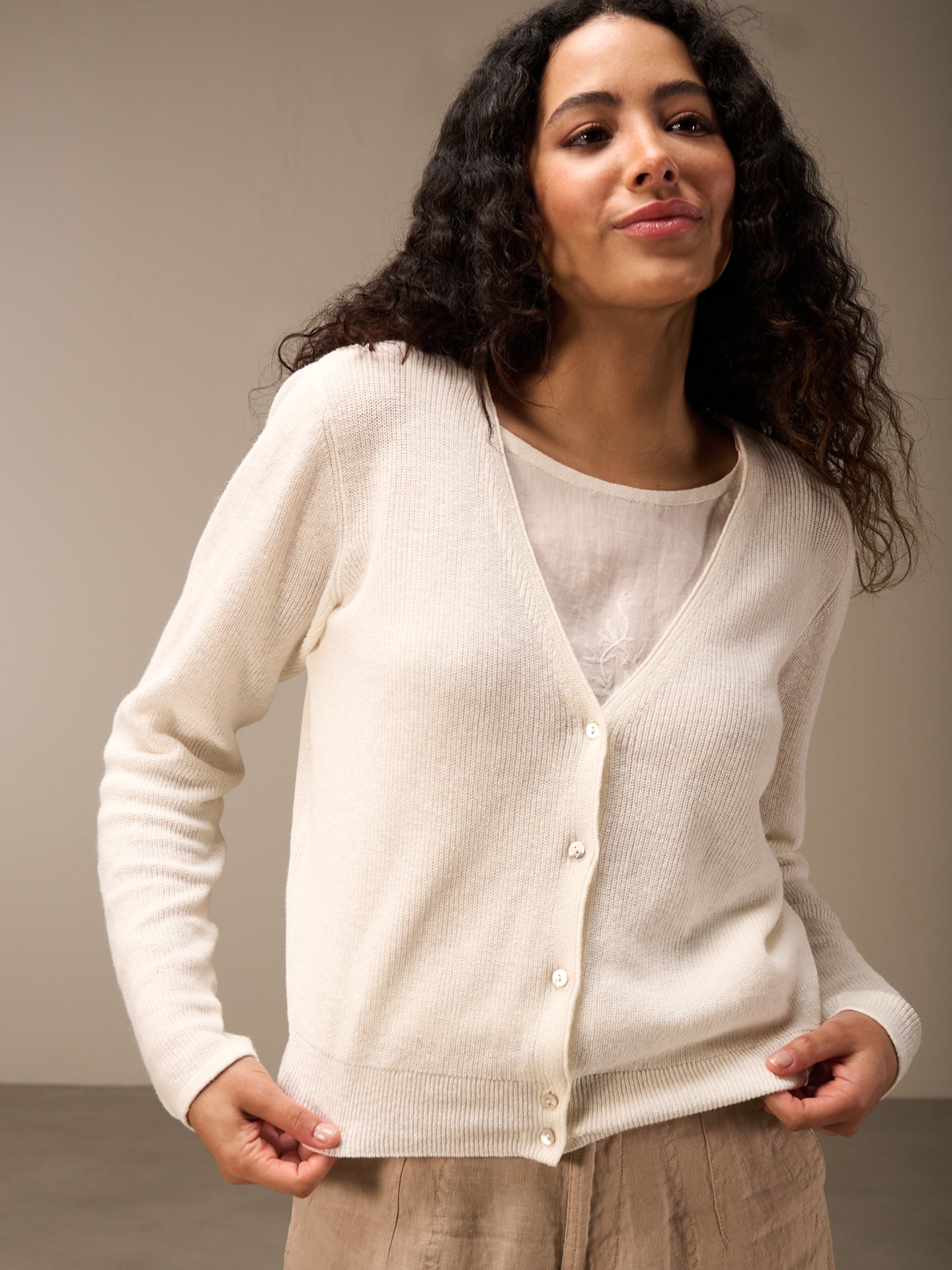 Button-up cardigan