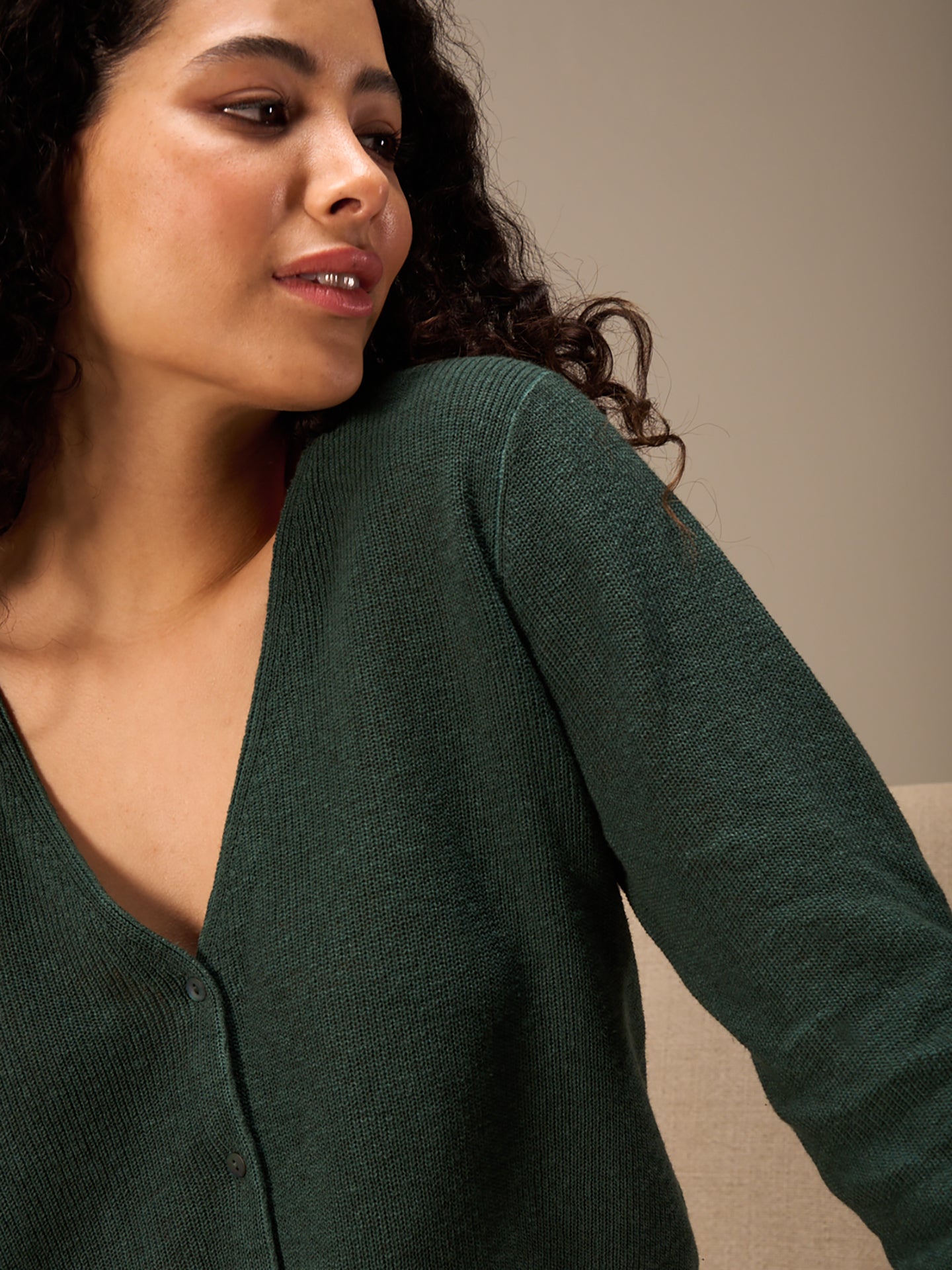 Button-up cardigan