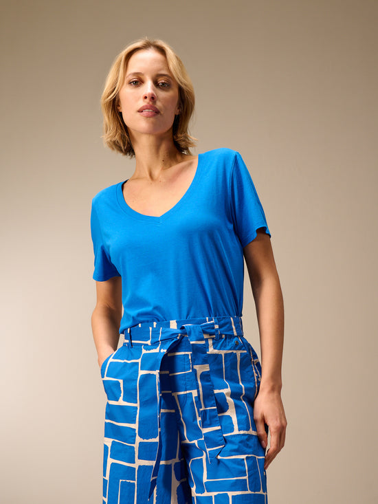 Shirt mit V-Ausschnitt