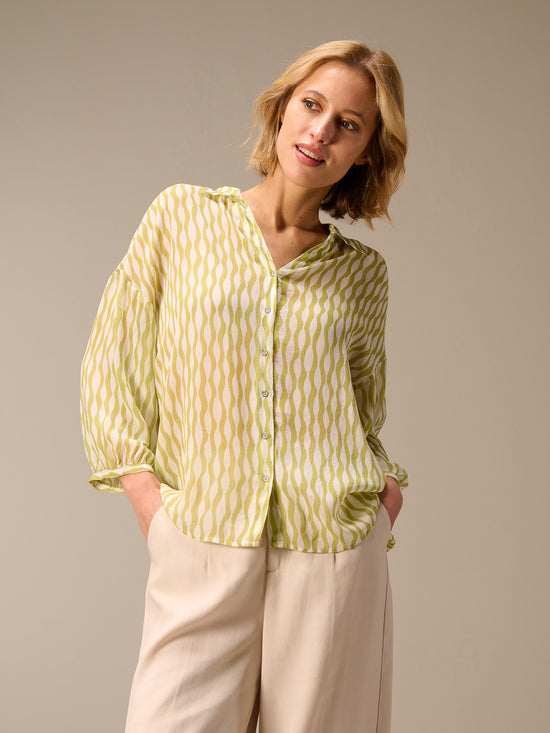 Blusa con stampa