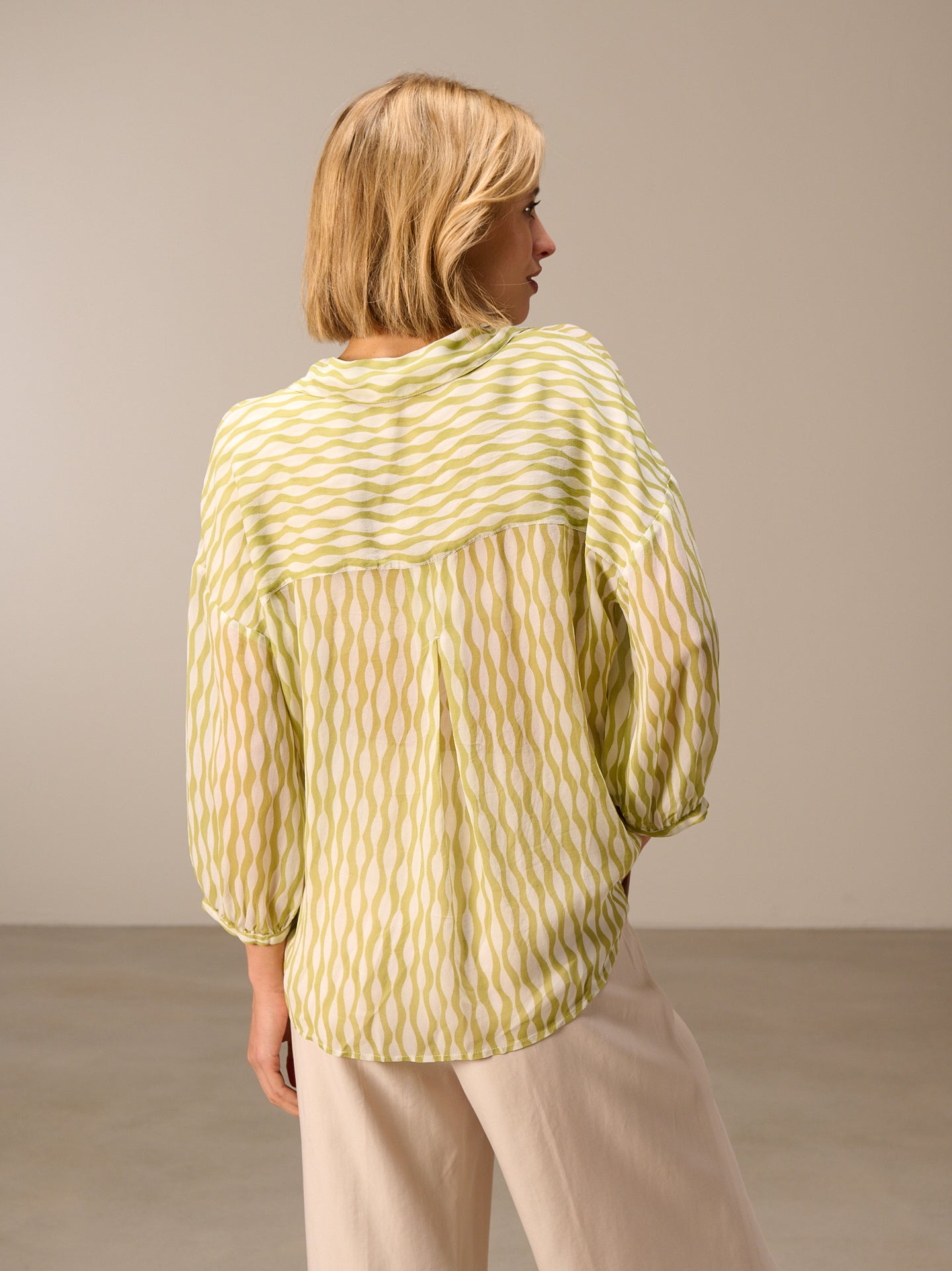 Bluse mit Druck