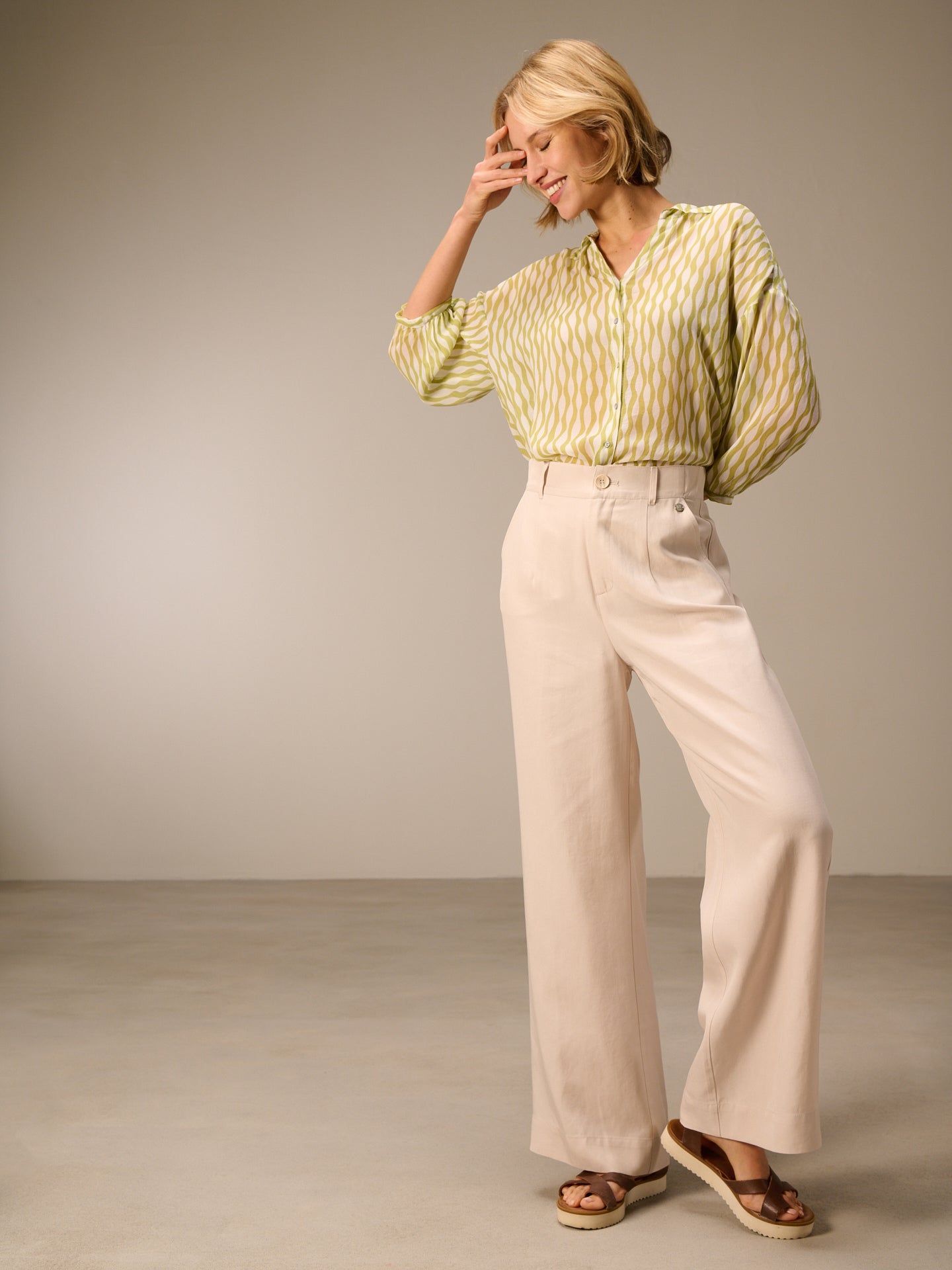 Bluse mit Druck