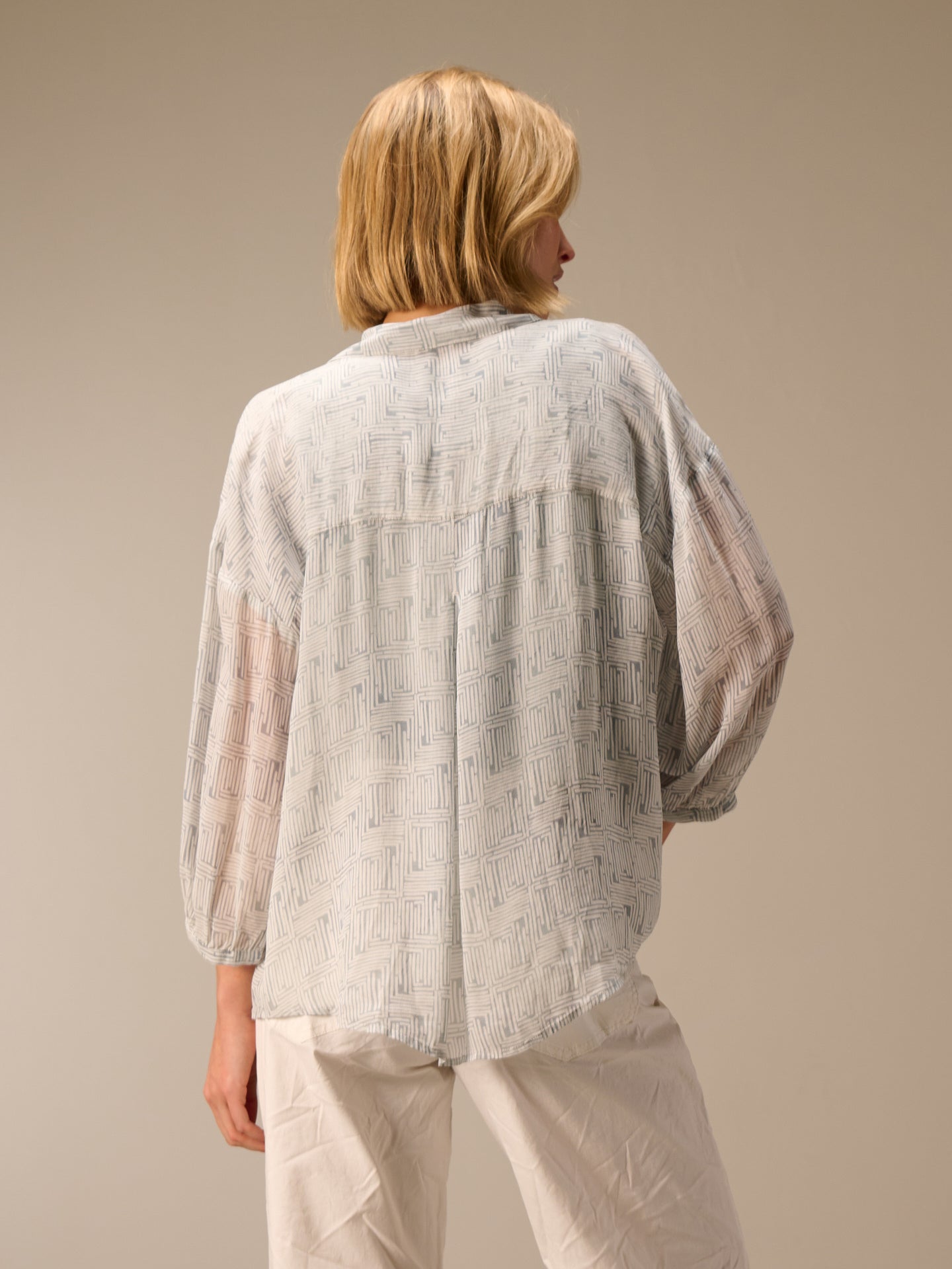Bluse mit Druck